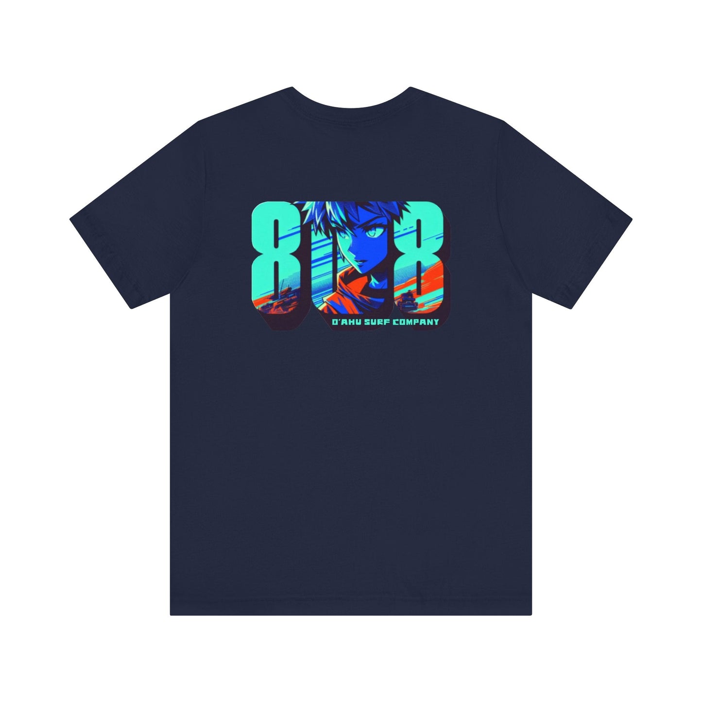 808 Hawaii Anime Vibes T-shirt - O'ahu Surf Company