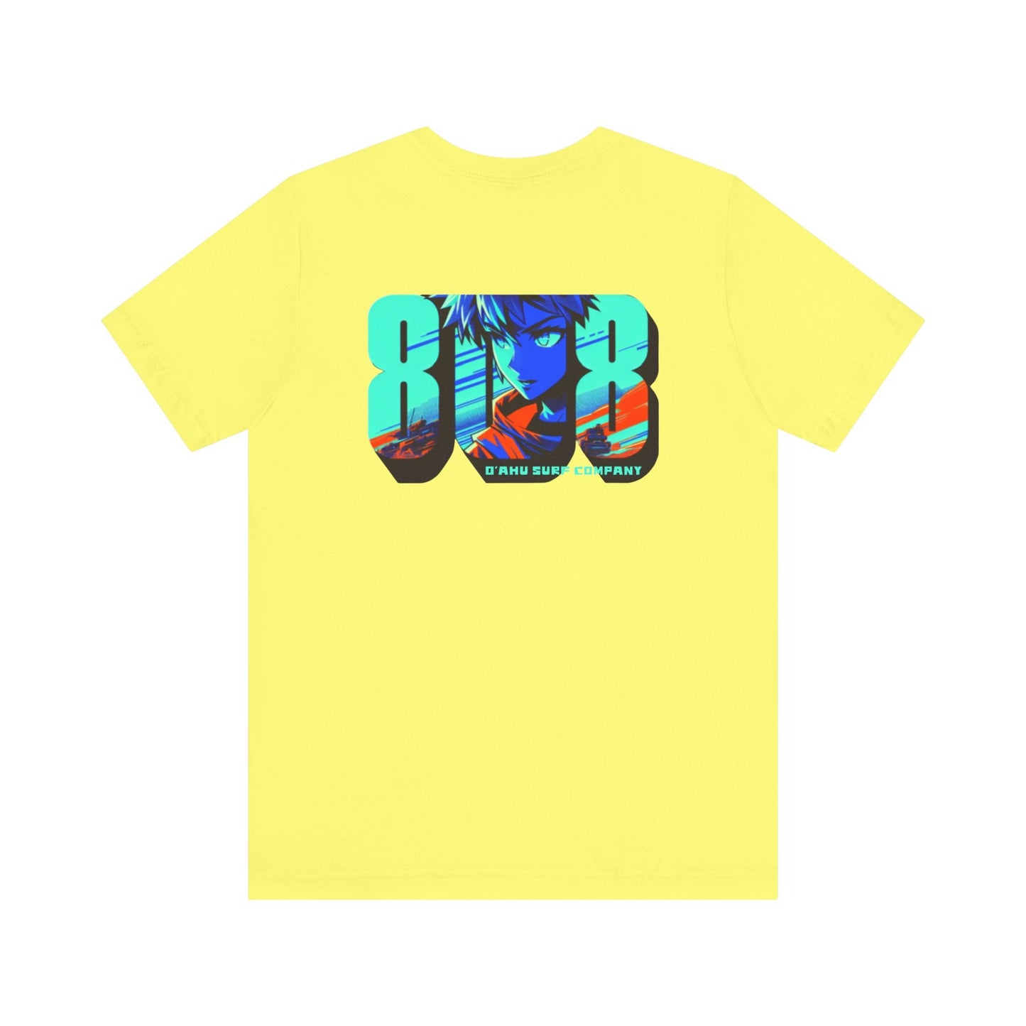 808 Hawaii Anime Vibes T-shirt - O'ahu Surf Company