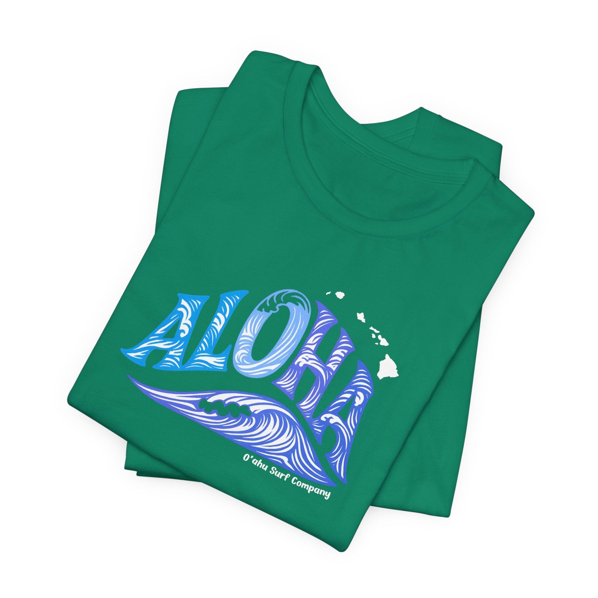 Aloha Hawaii Ocean Wave TShirt - O'ahu Surf Company