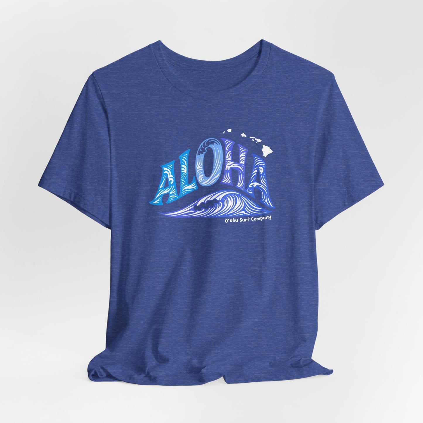 Aloha Hawaii Ocean Wave TShirt - O'ahu Surf Company