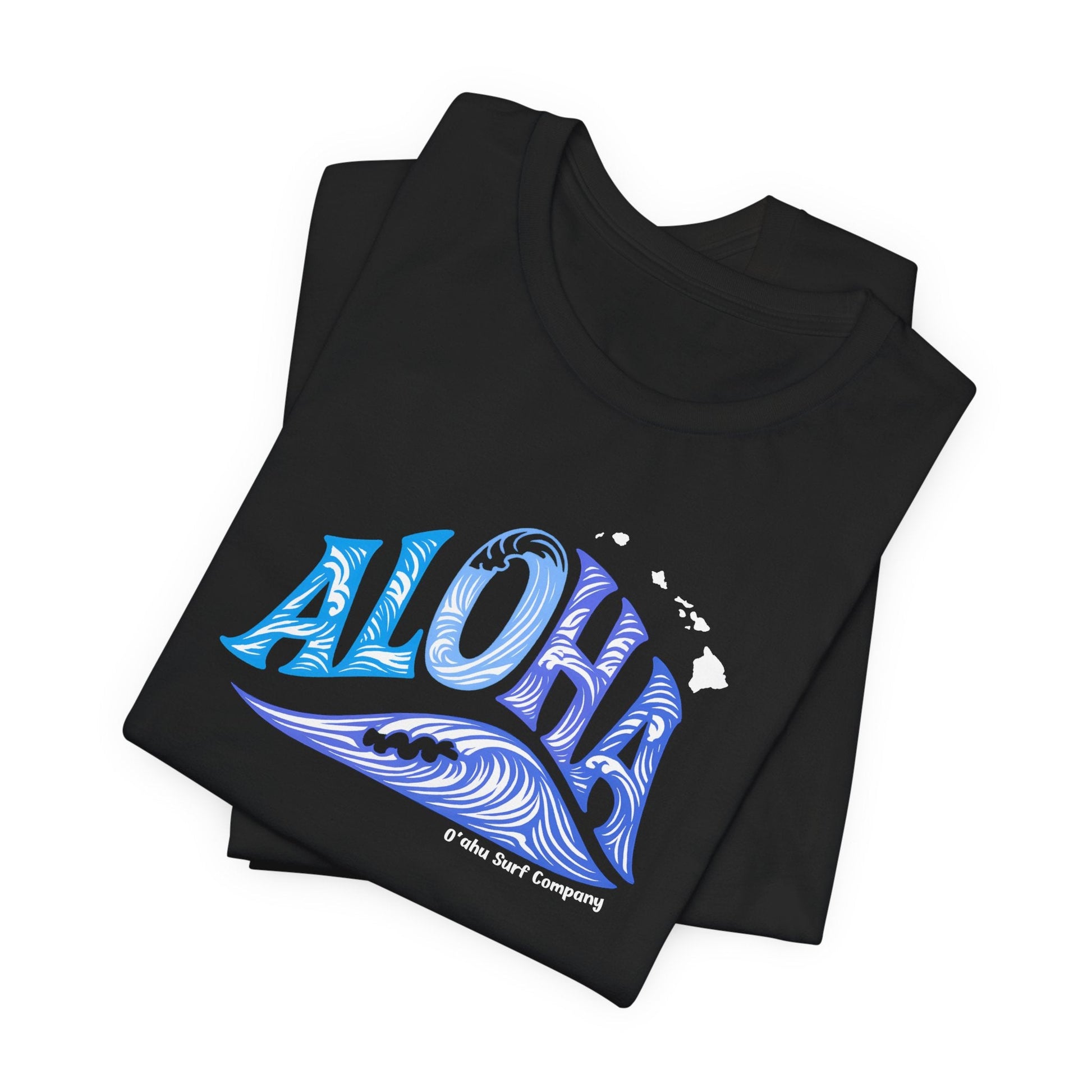 Aloha Hawaii Ocean Wave TShirt - O'ahu Surf Company