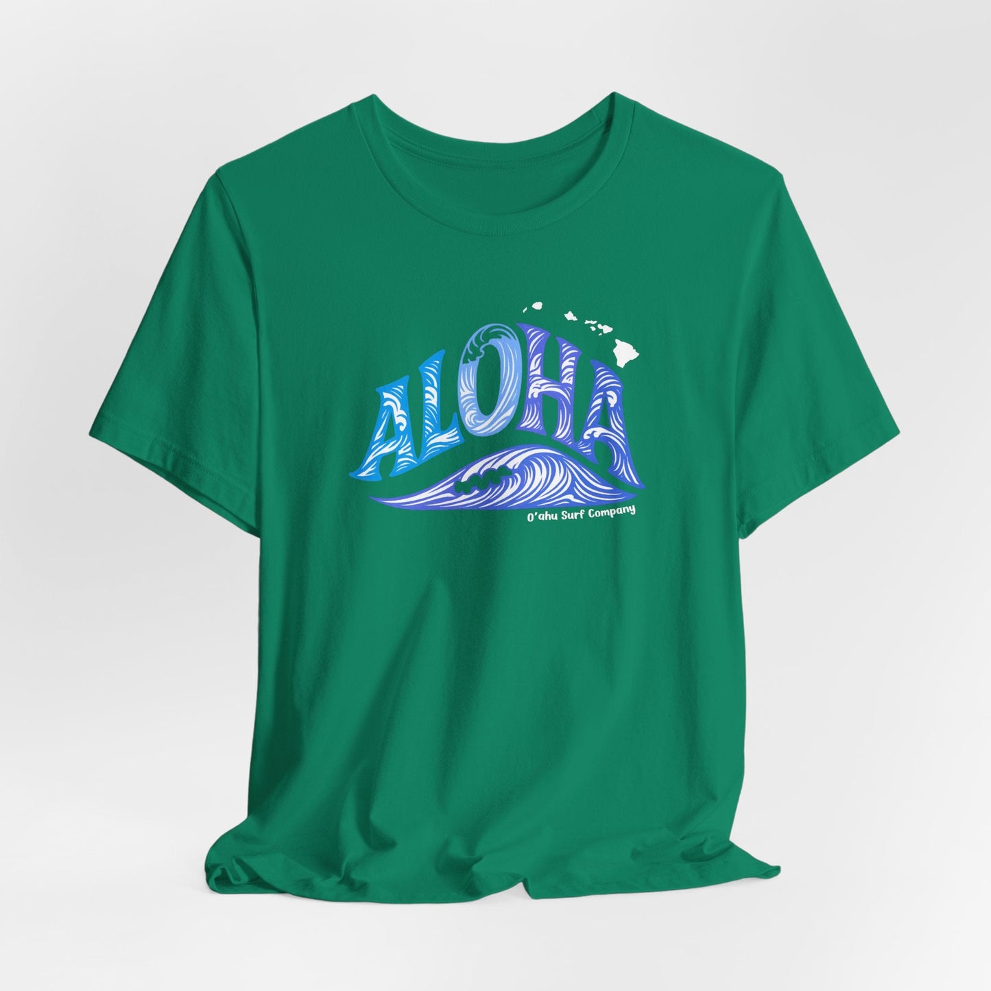 Aloha Hawaii Ocean Wave TShirt - O'ahu Surf Company