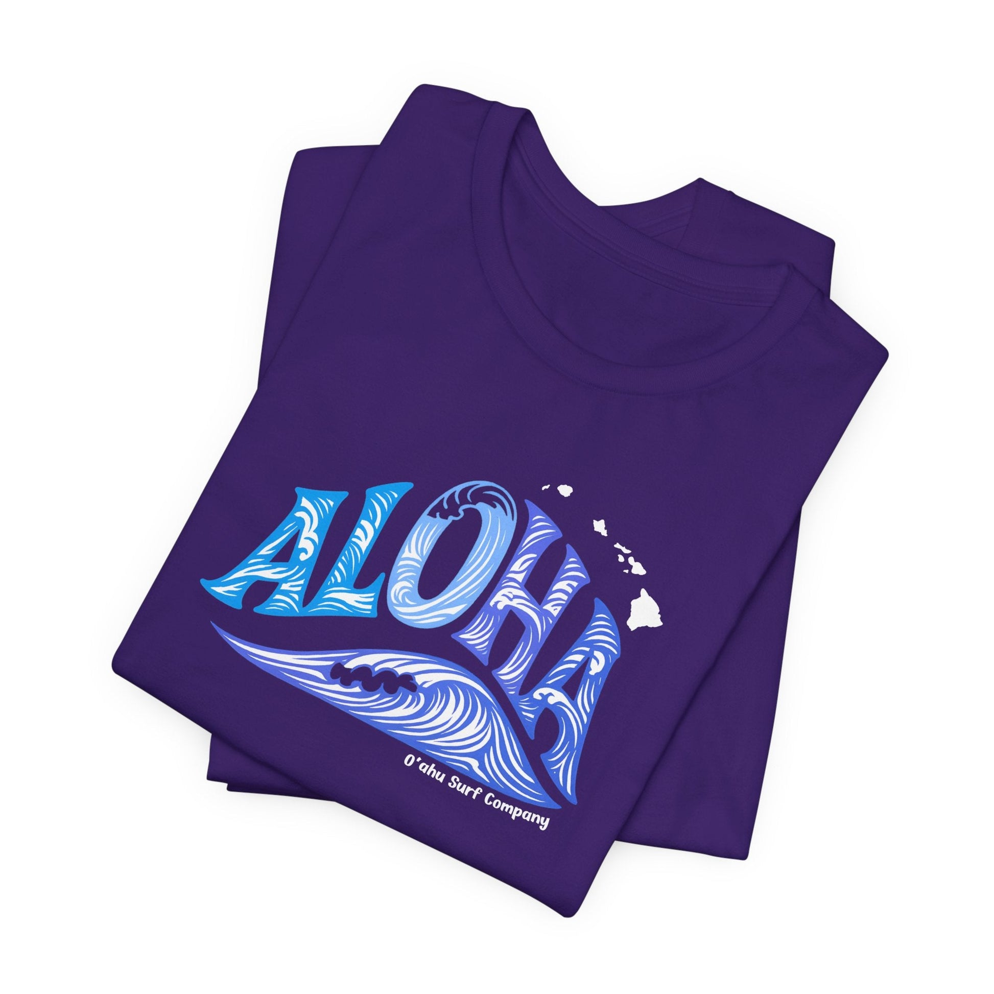 Aloha Hawaii Ocean Wave TShirt - O'ahu Surf Company