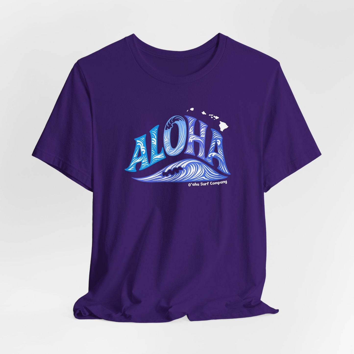Aloha Hawaii Ocean Wave TShirt - O'ahu Surf Company