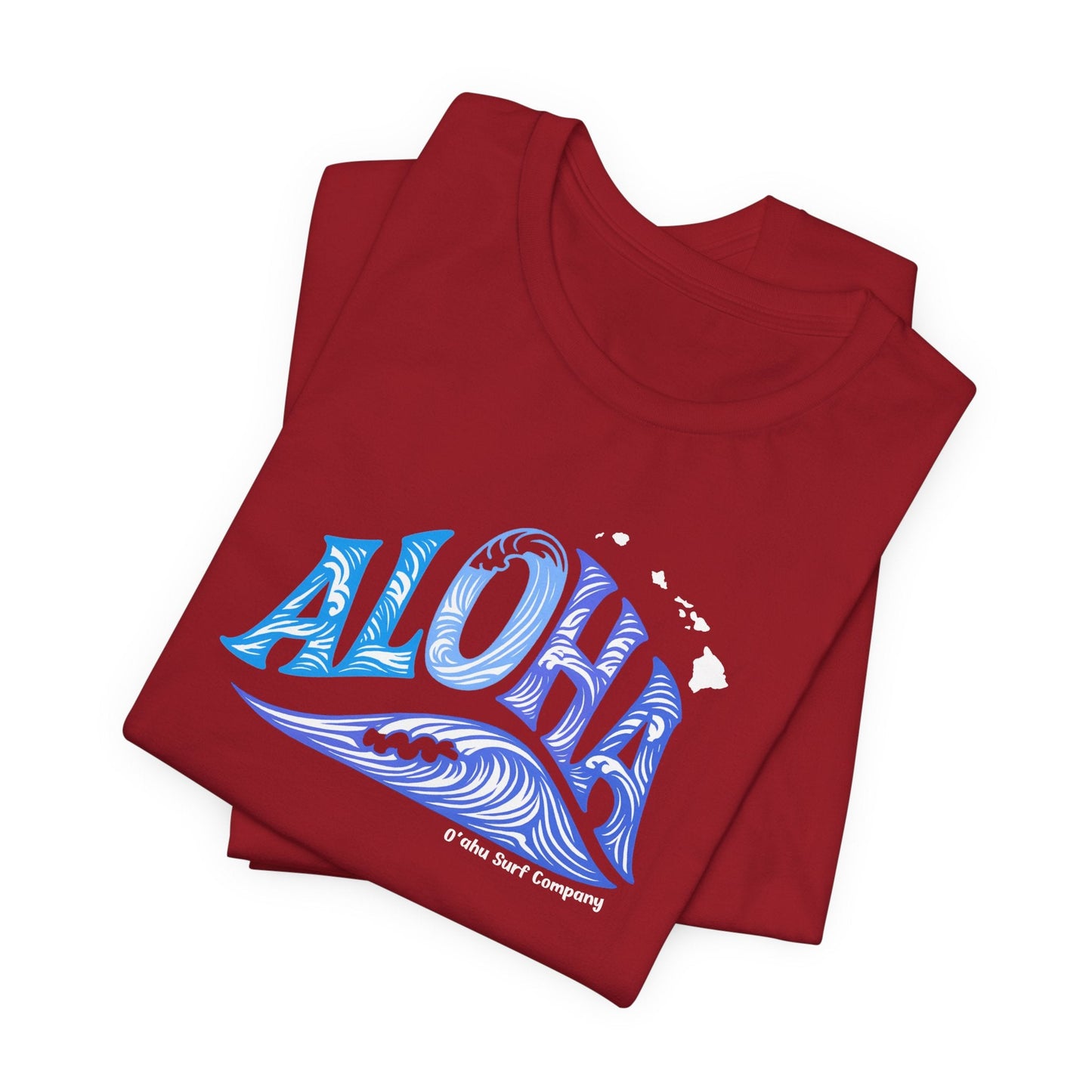 Aloha Hawaii Ocean Wave TShirt - O'ahu Surf Company
