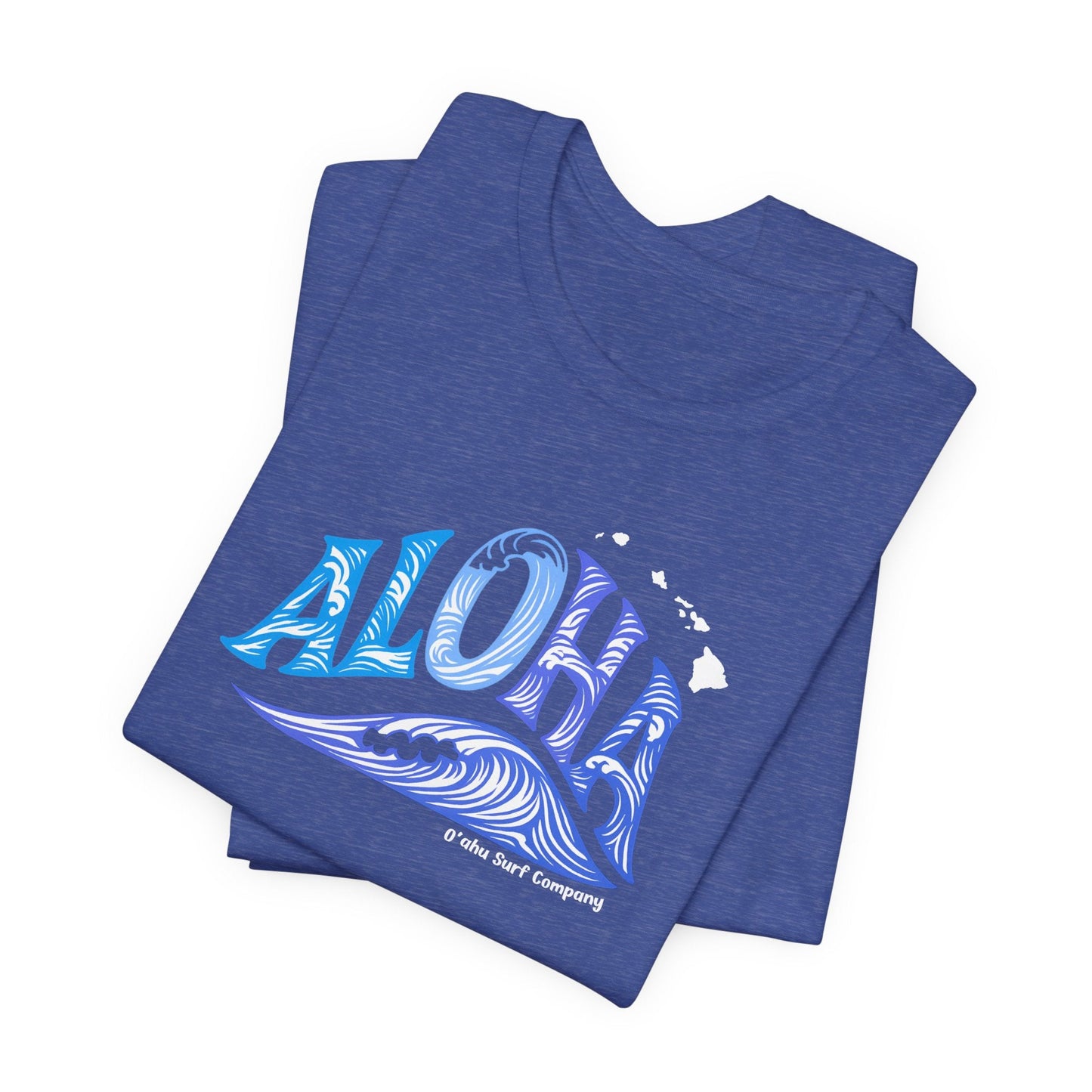 Aloha Hawaii Ocean Wave TShirt - O'ahu Surf Company