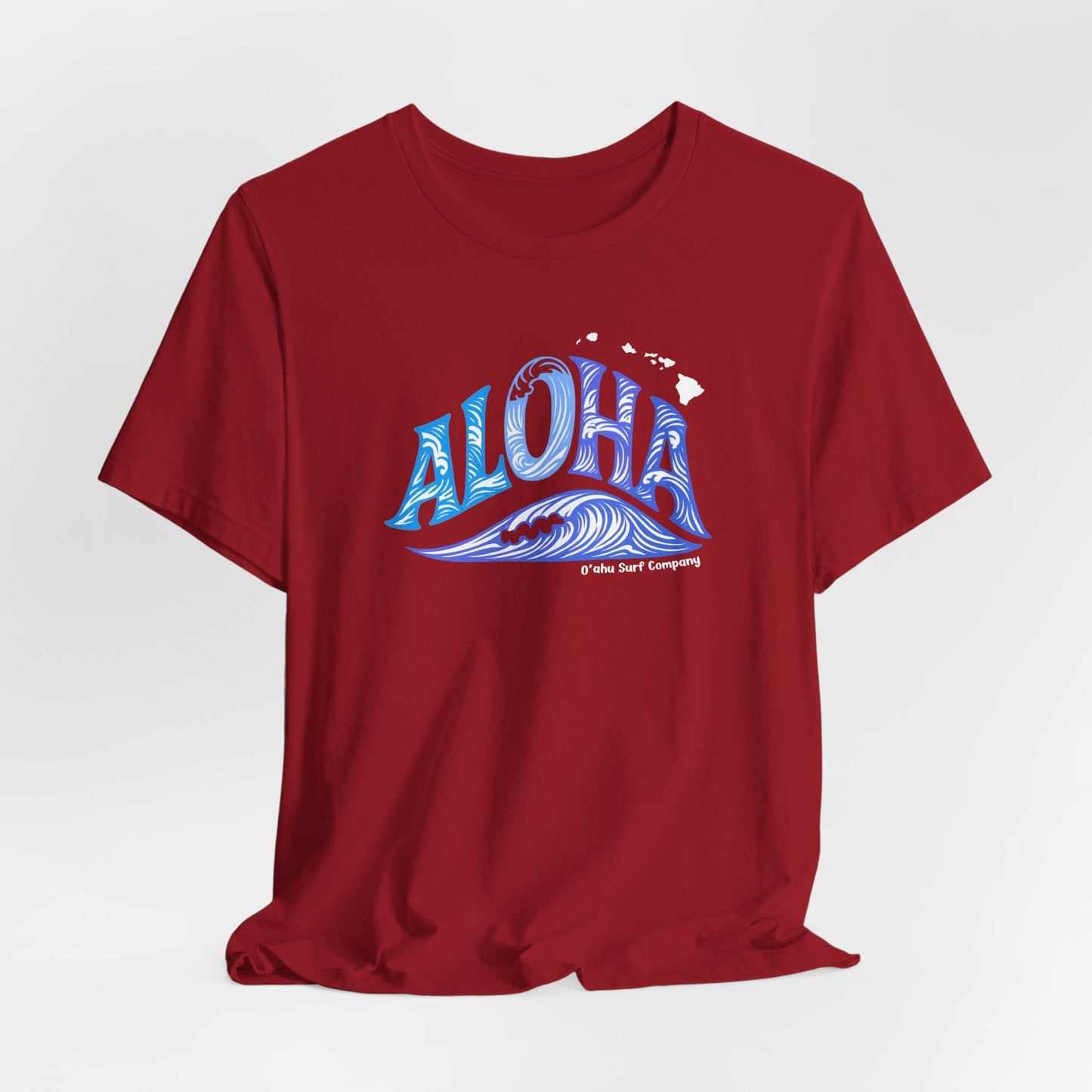 Aloha Hawaii Ocean Wave TShirt - O'ahu Surf Company