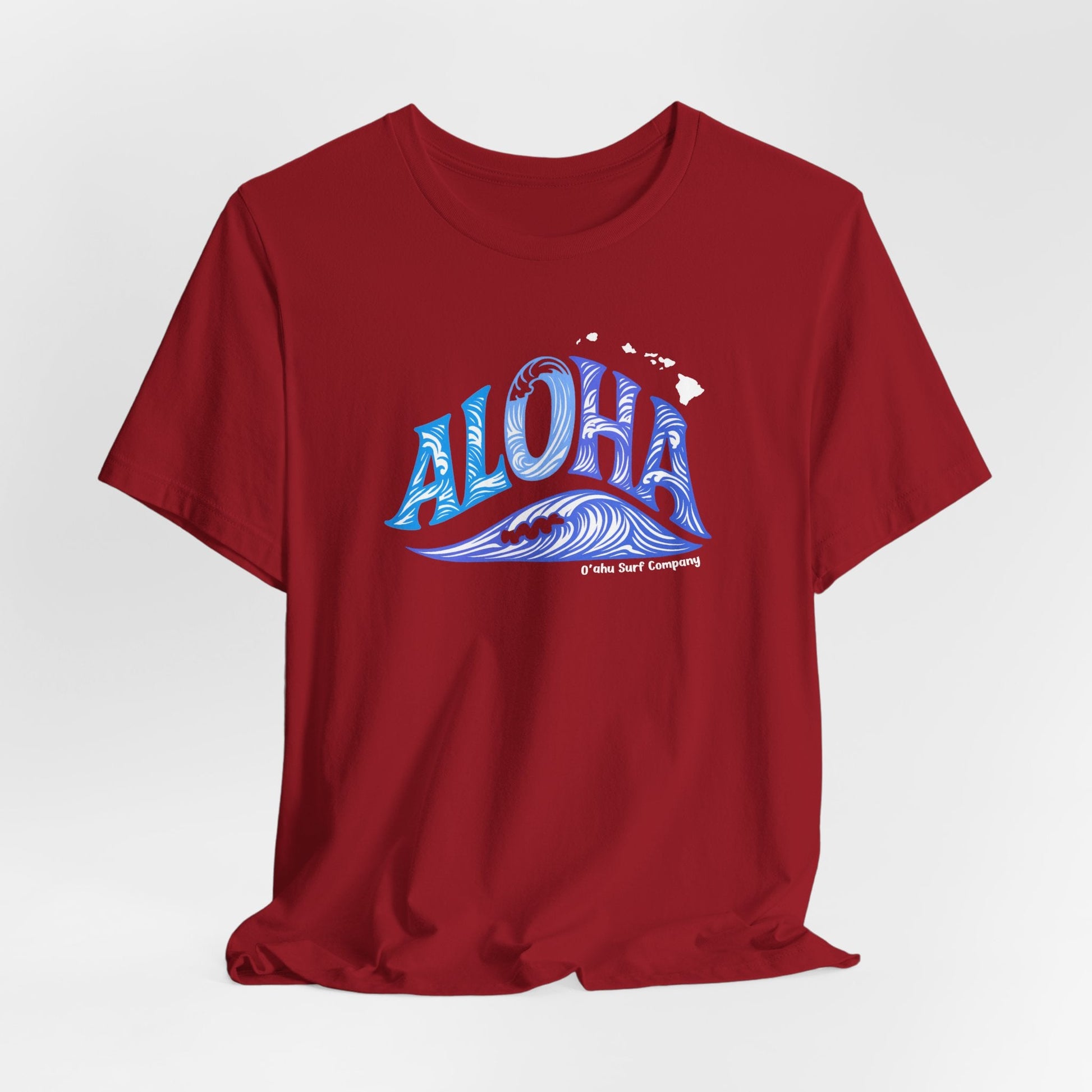 Aloha Hawaii Ocean Wave TShirt - O'ahu Surf Company