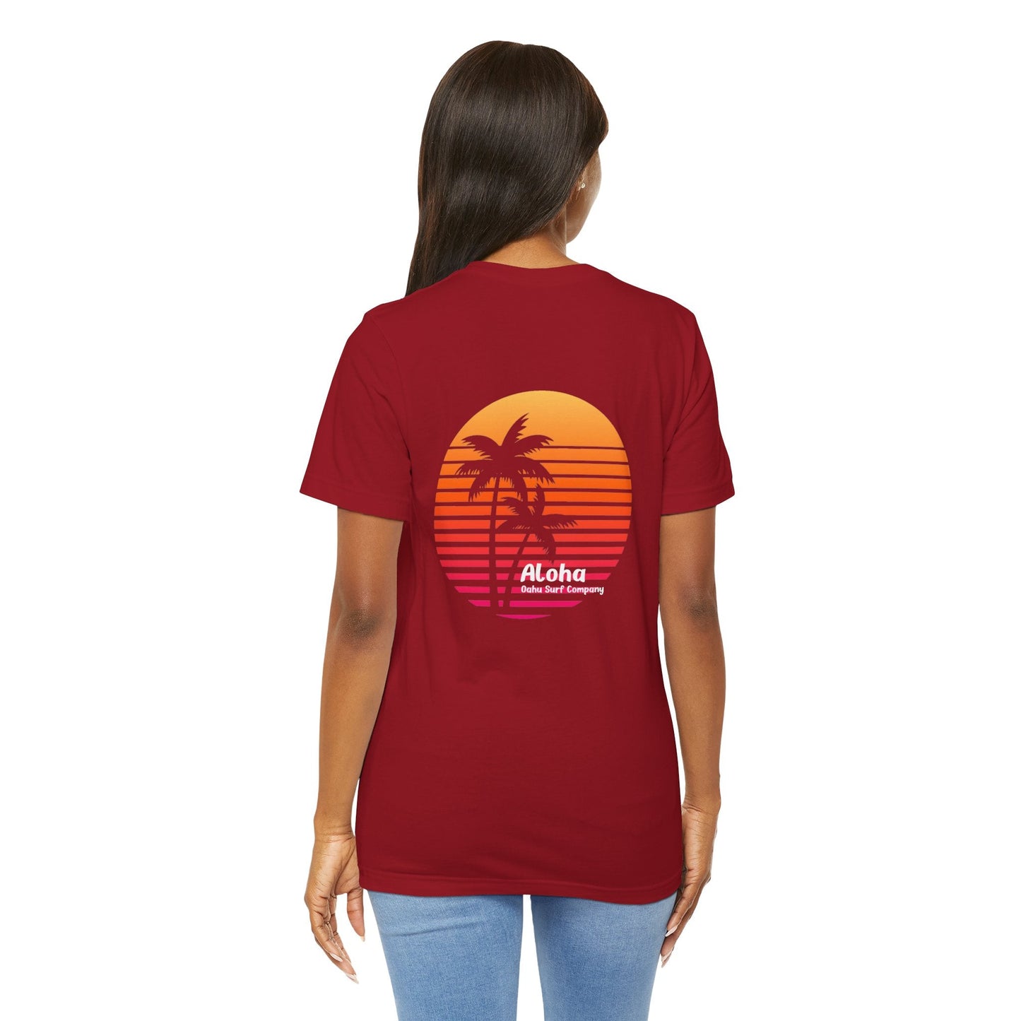 Aloha Sunset Hawaii Vacation TShirt - O'ahu Surf Company
