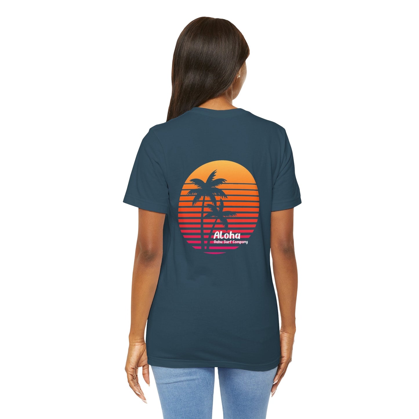 Aloha Sunset Hawaii Vacation TShirt - O'ahu Surf Company