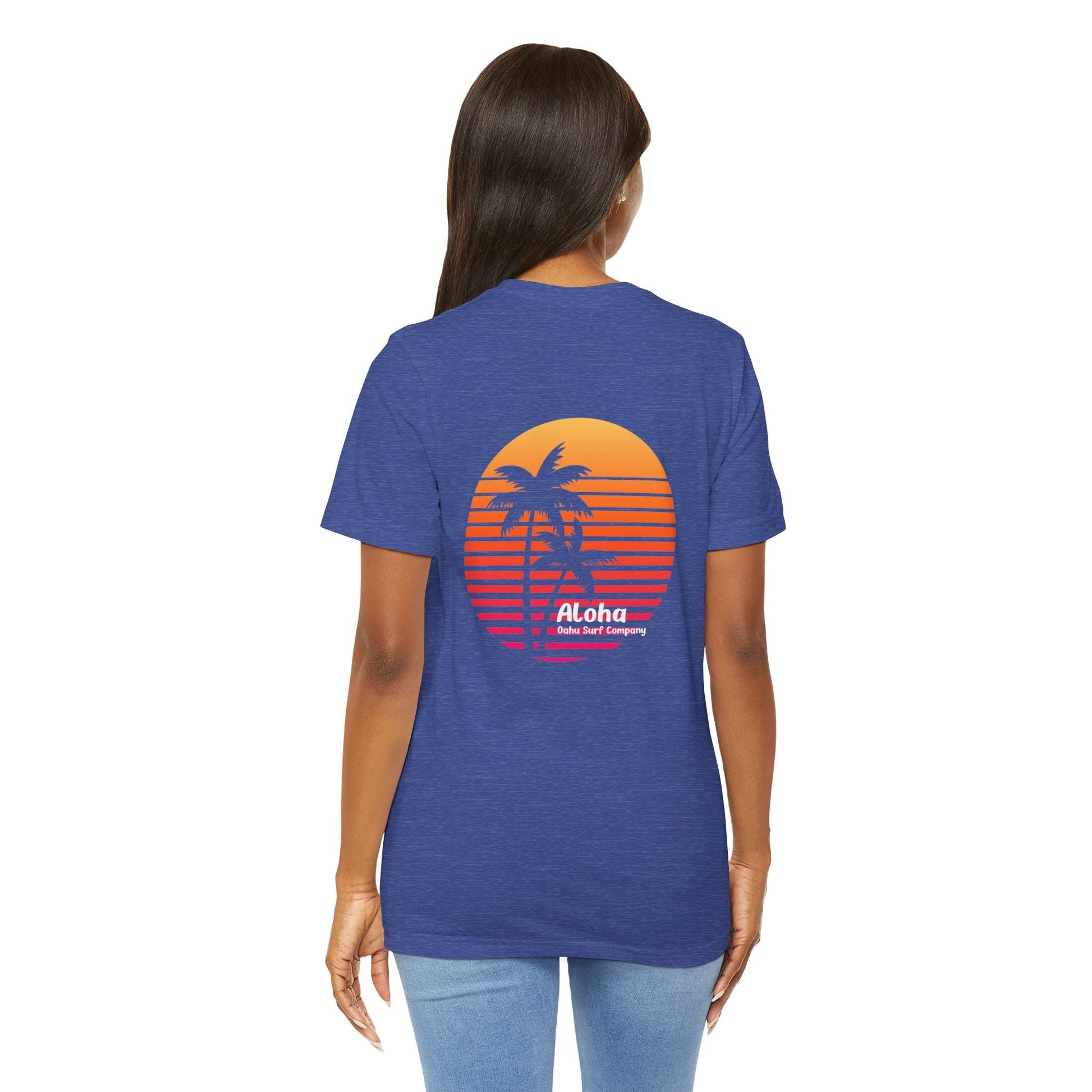 Aloha Sunset Hawaii Vacation TShirt - O'ahu Surf Company