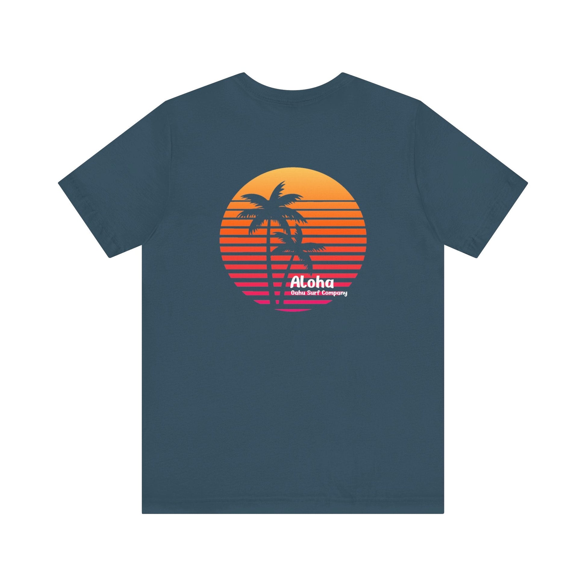 Aloha Sunset Hawaii Vacation TShirt - O'ahu Surf Company