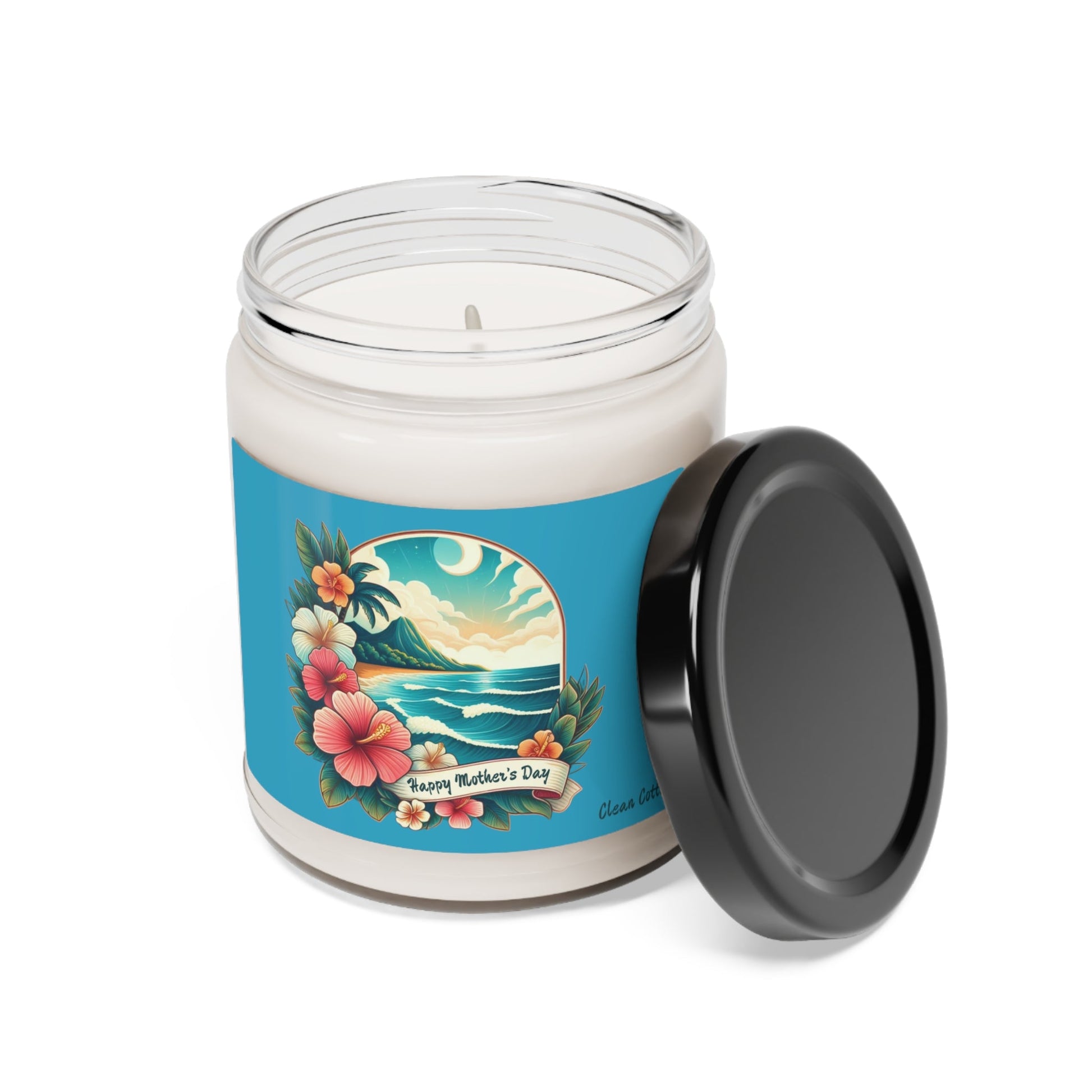 Happy Mother's Day Tropical Ocean Scented Candle, 9oz - O'ahu Surf Company