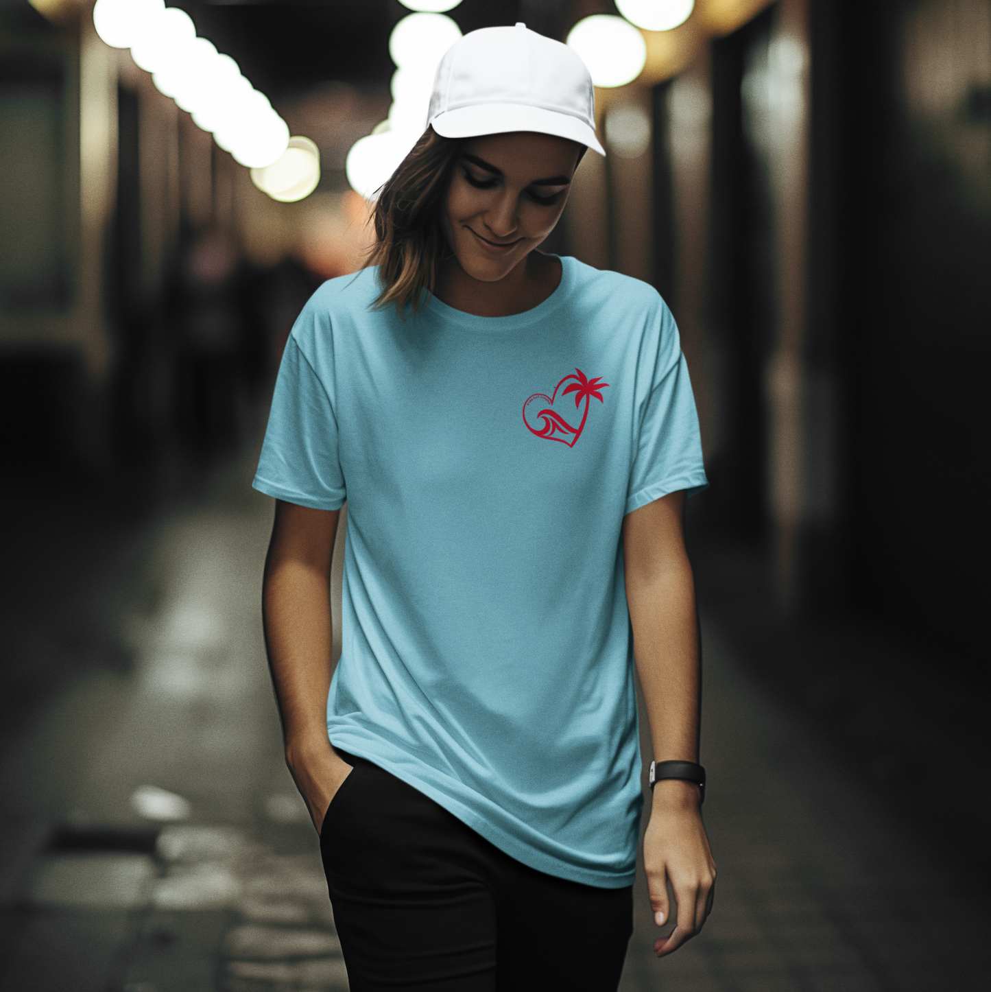 Sun Wave Hawaii Women's Unisex Surf Shirt Beach Tee - O'ahu Surf Company