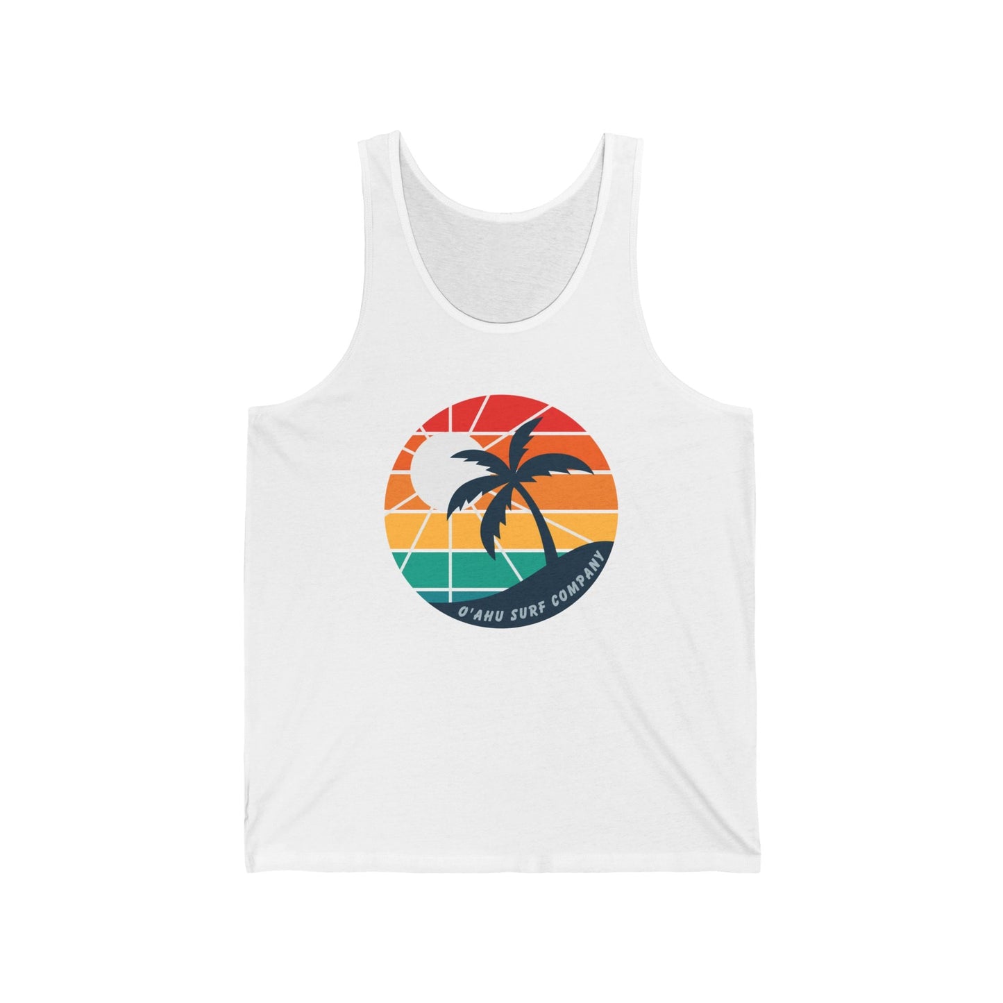 Hawaii Rainbow Colors Unisex Island Surf Tank Top - O'ahu Surf Company