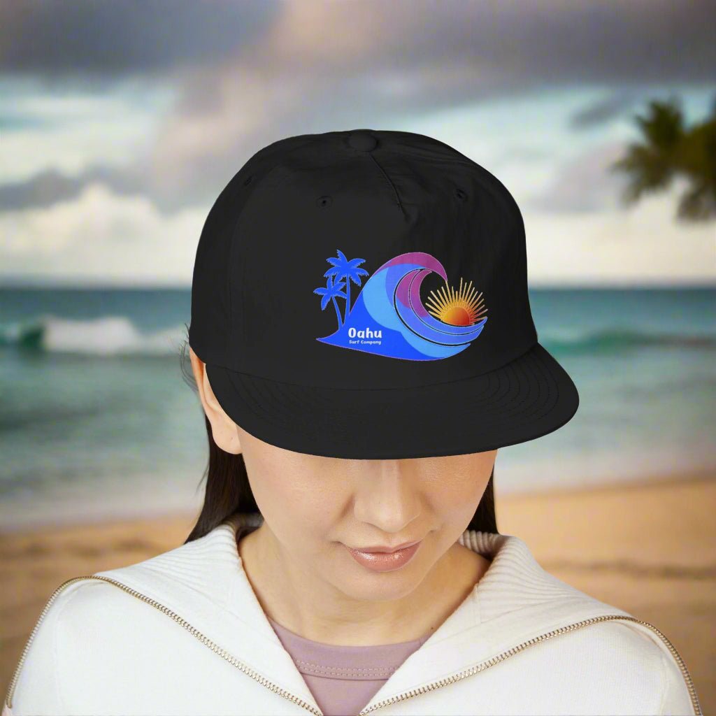 Hawaiian Island Wave Lightweight Quick Dry Hat - O'ahu Surf Company