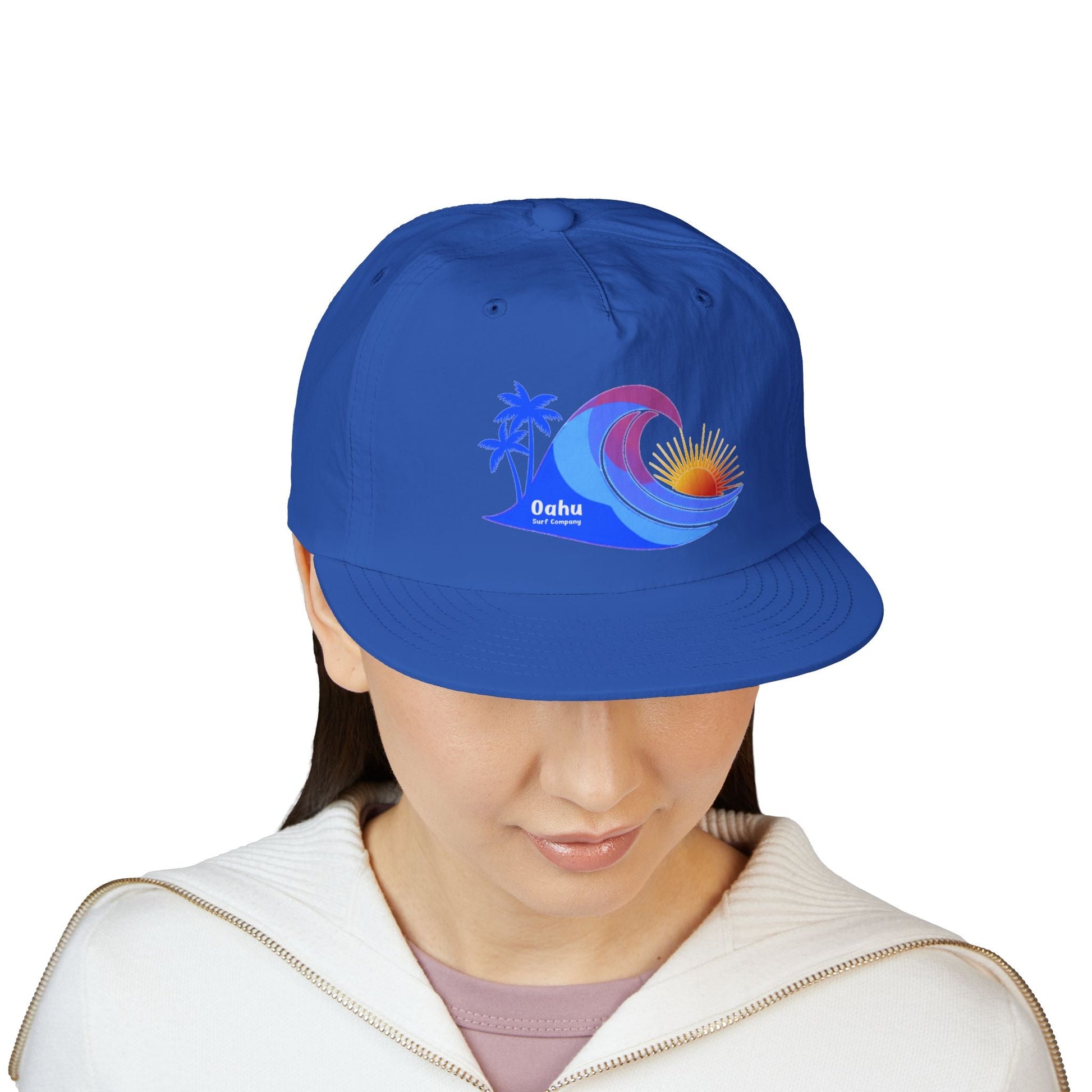 Hawaiian Island Wave Lightweight Quick Dry Hat - O'ahu Surf Company