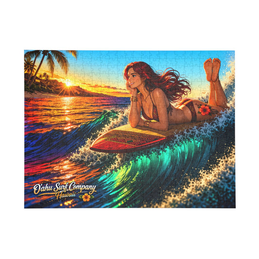 Hawaiian Surf Dream Puzzle (500, 1000 - Piece) - O'ahu Surf Company