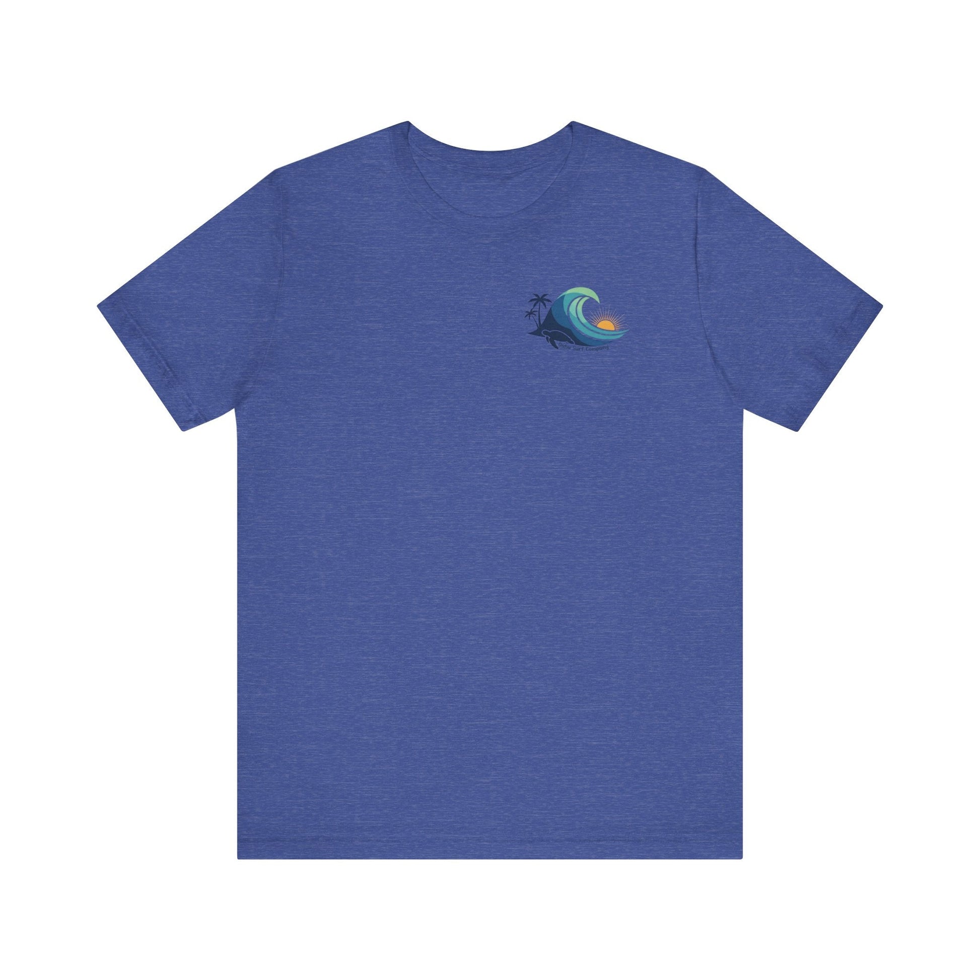 Hawaiian Turtle Ocean Wave Men’s Graphic Tee - O'ahu Surf Company