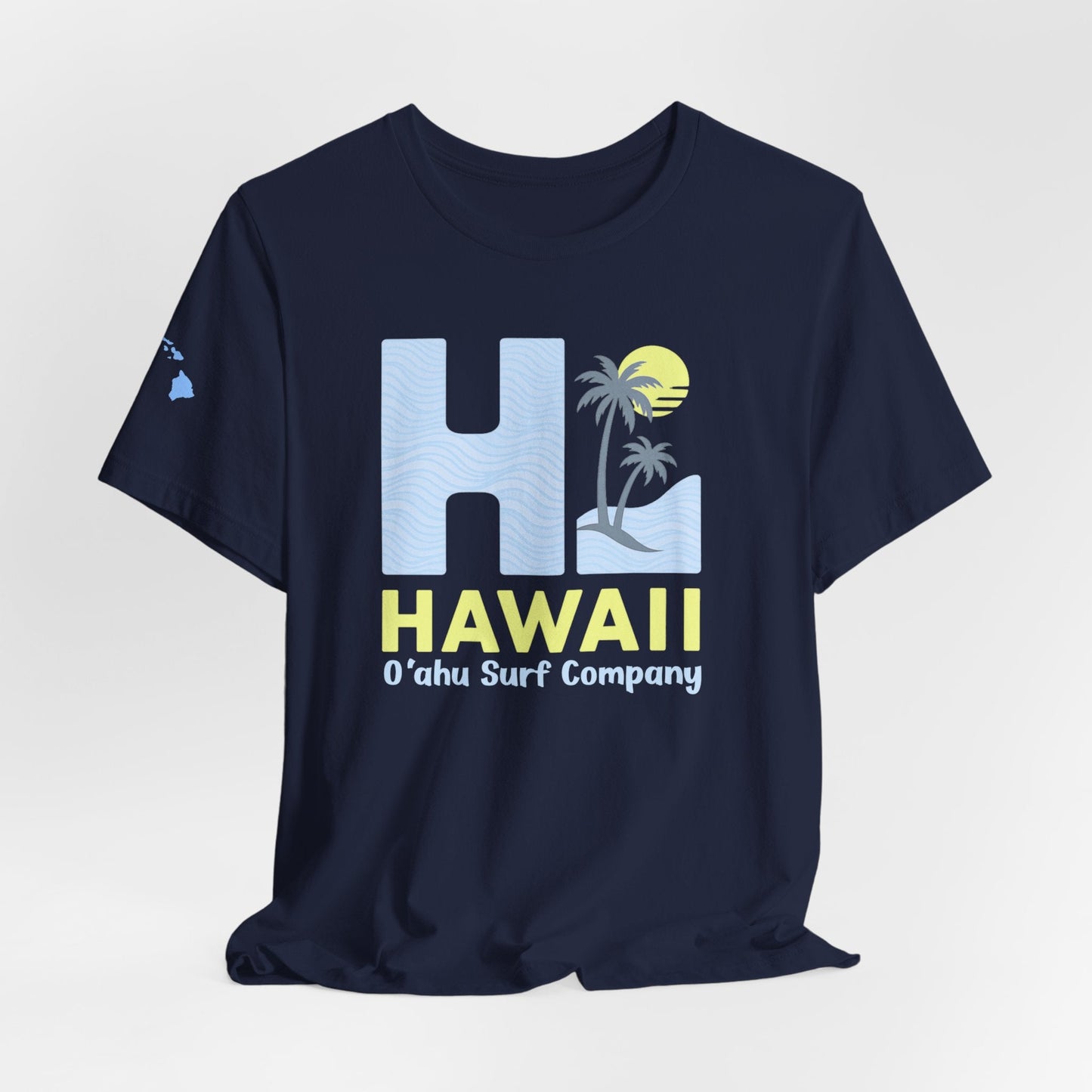 HI Hawaii Mens Island Style Tee - O'ahu Surf Company