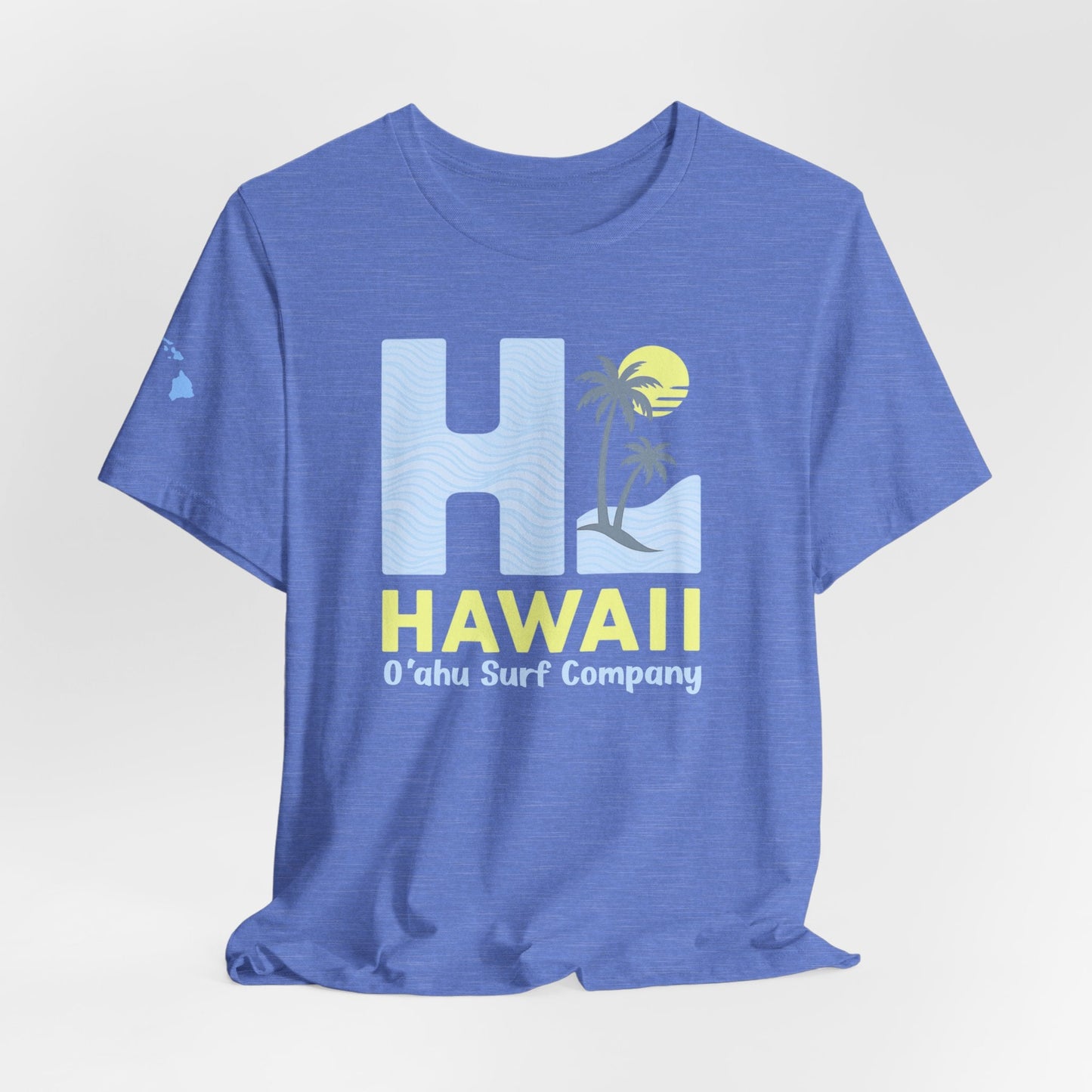 HI Hawaii Mens Island Style Tee - O'ahu Surf Company