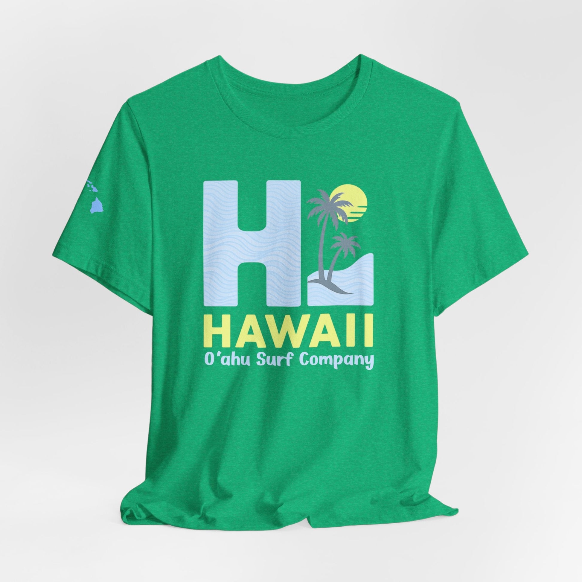 HI Hawaii Mens Island Style Tee - O'ahu Surf Company