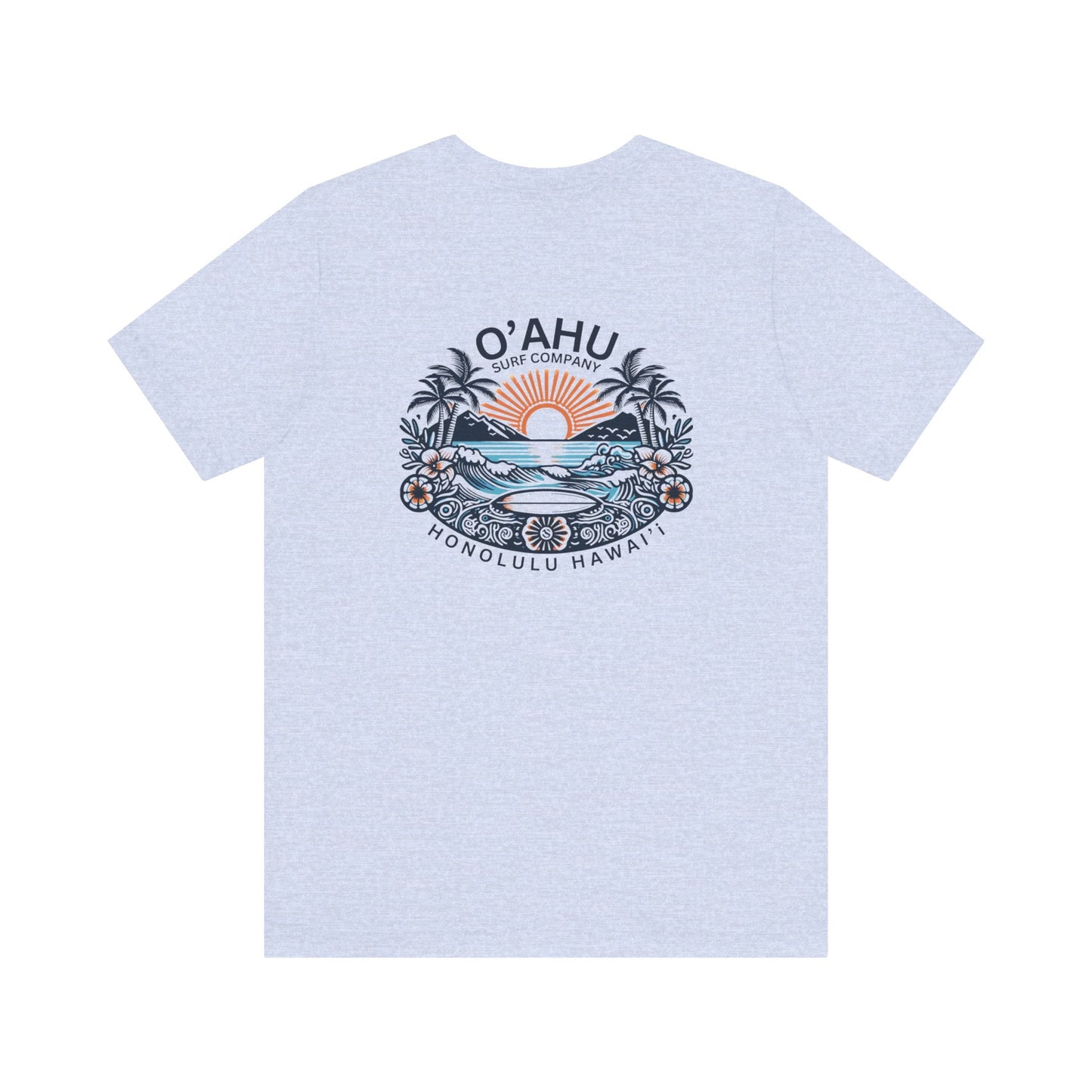 Honolulu Hawaii Coastal Island Sunny Day Tshirt - O'ahu Surf Company
