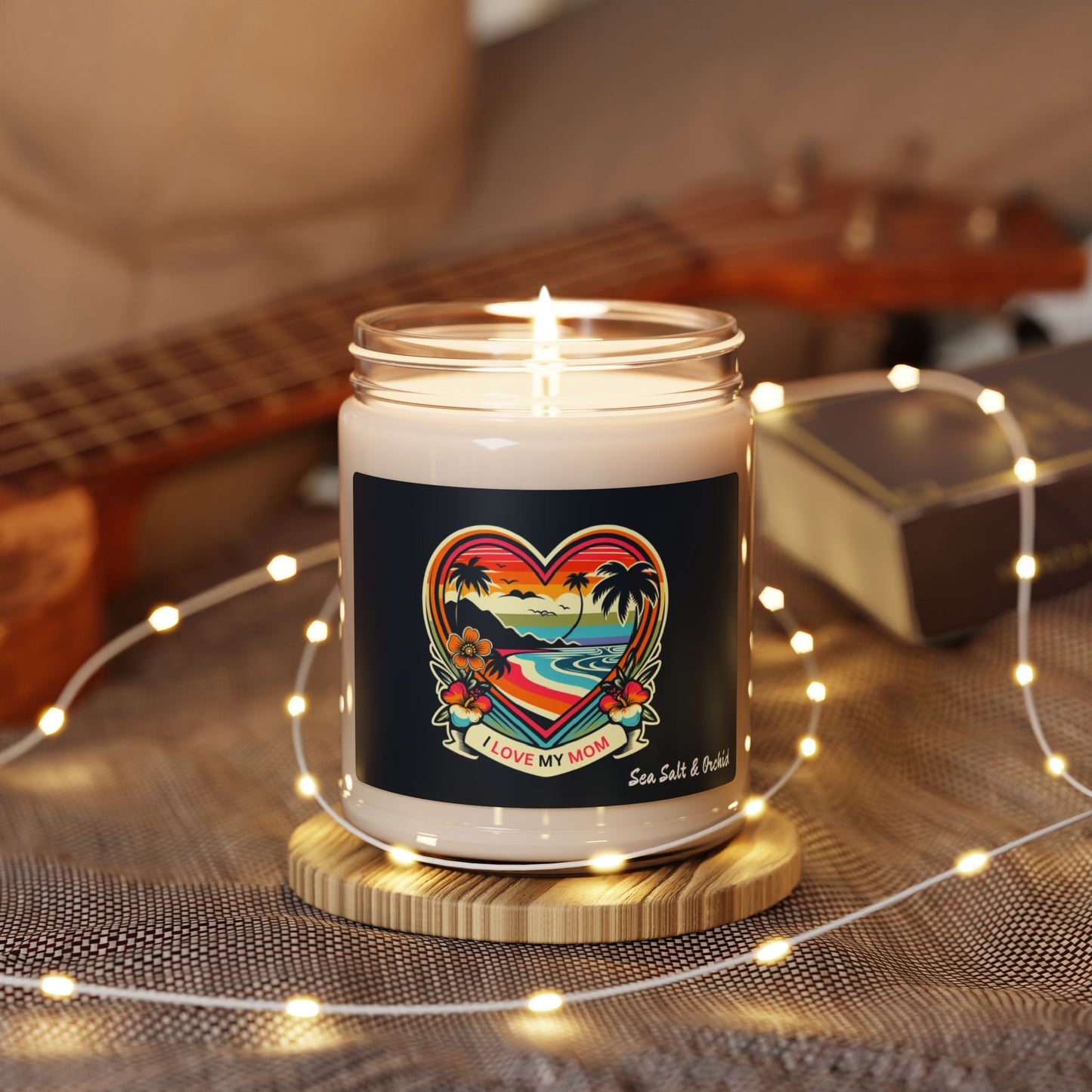 I Love My Mom Scented Candle, 9oz - O'ahu Surf Company