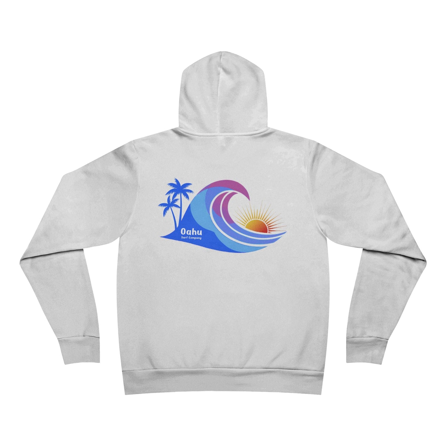 Island Wave Womens Hoodie Island Style Sweatshirt O’ahu Surf Company Hawaii - O'ahu Surf Company