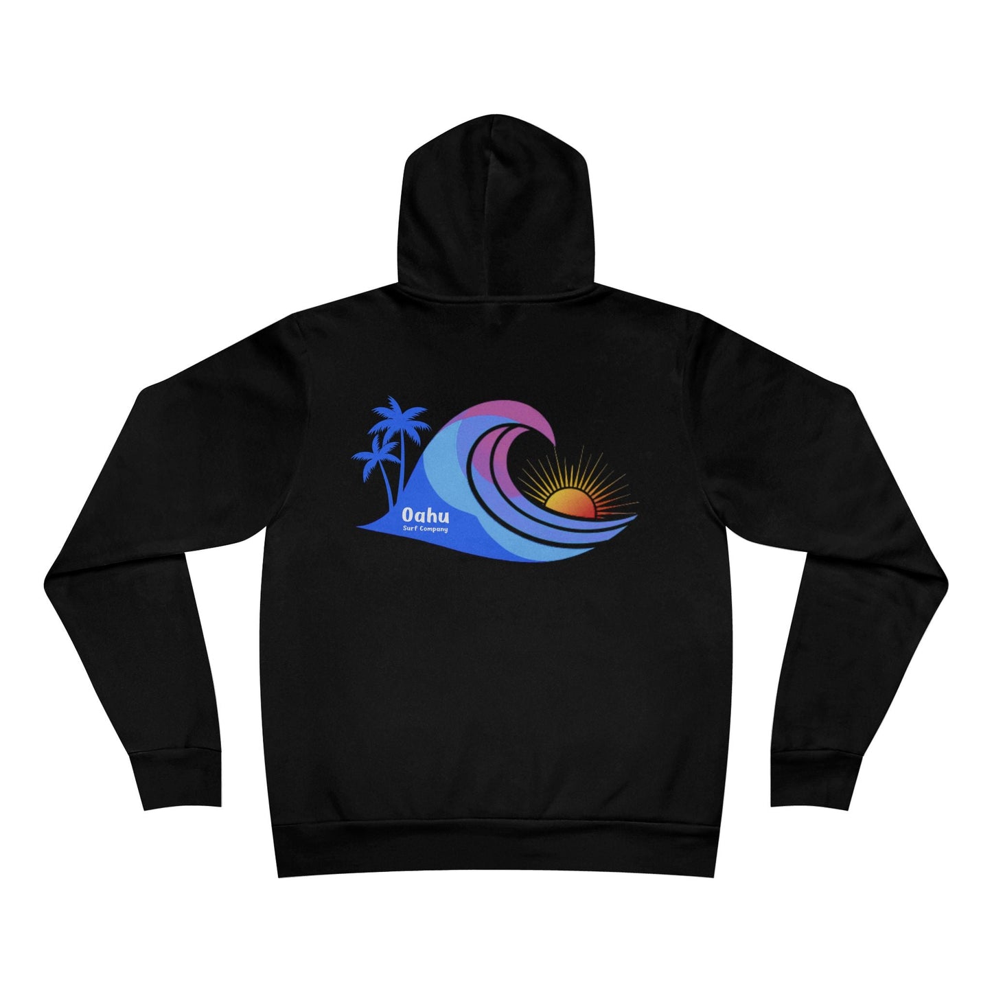 Island Wave Womens Hoodie Island Style Sweatshirt O’ahu Surf Company Hawaii - O'ahu Surf Company