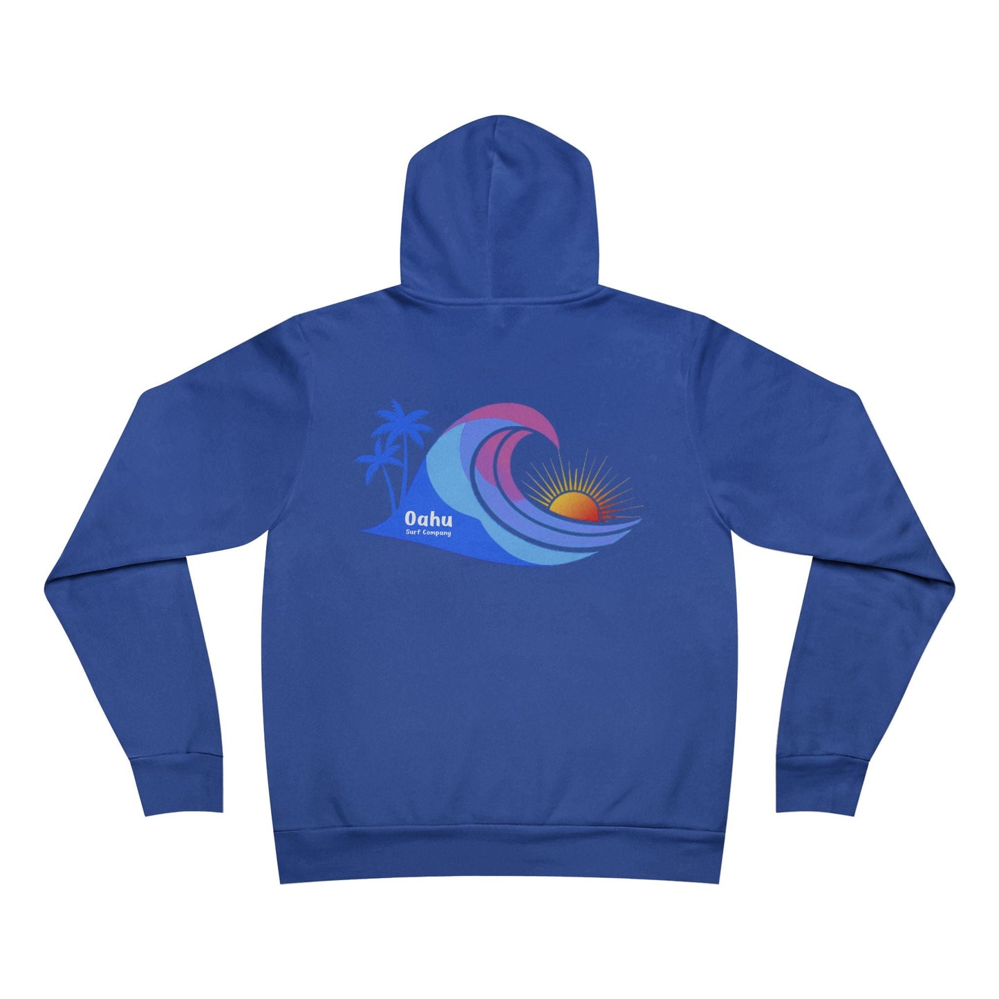 Island Wave Womens Hoodie Island Style Sweatshirt O’ahu Surf Company Hawaii - O'ahu Surf Company