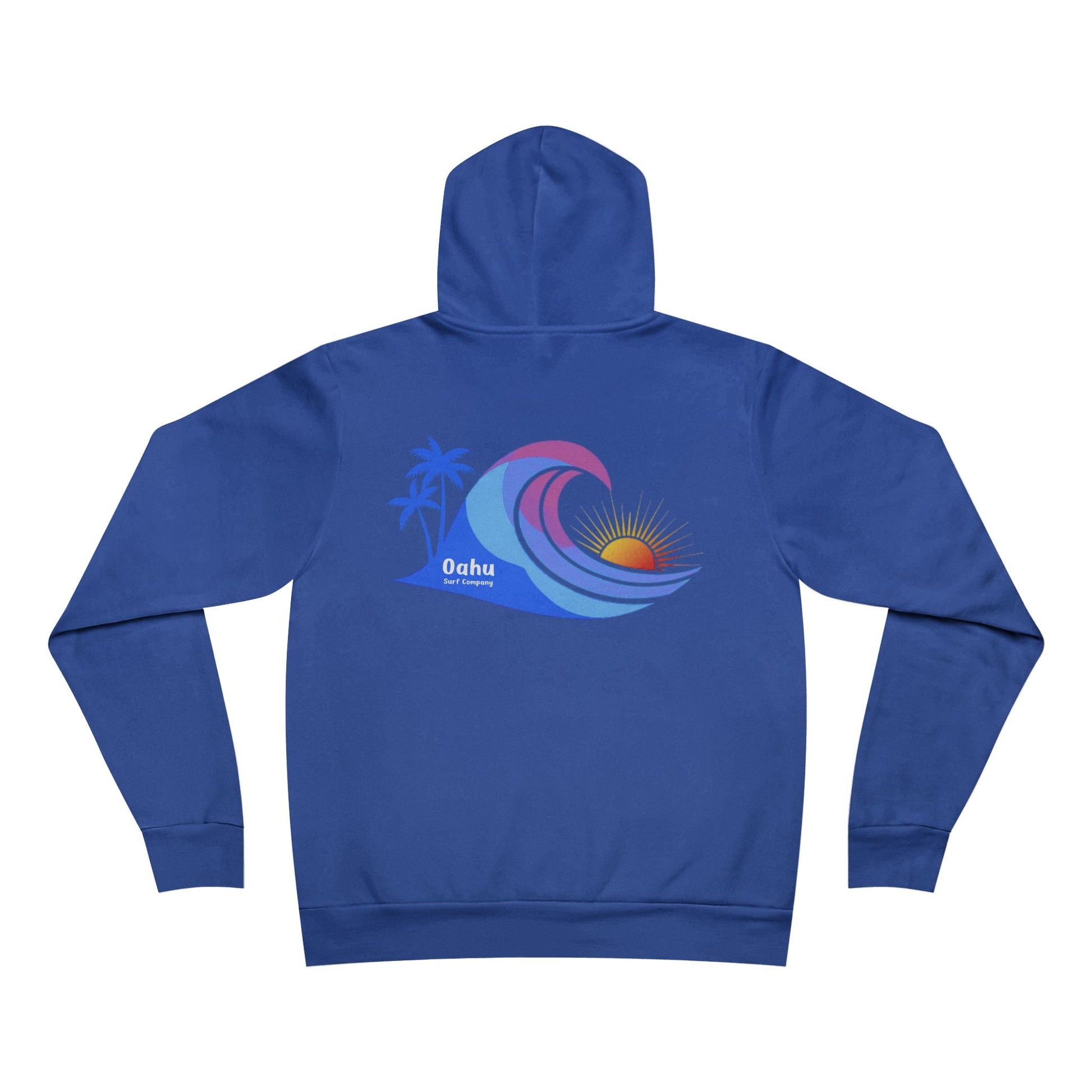Island Wave Womens Hoodie Island Style Sweatshirt O’ahu Surf Company Hawaii - O'ahu Surf Company