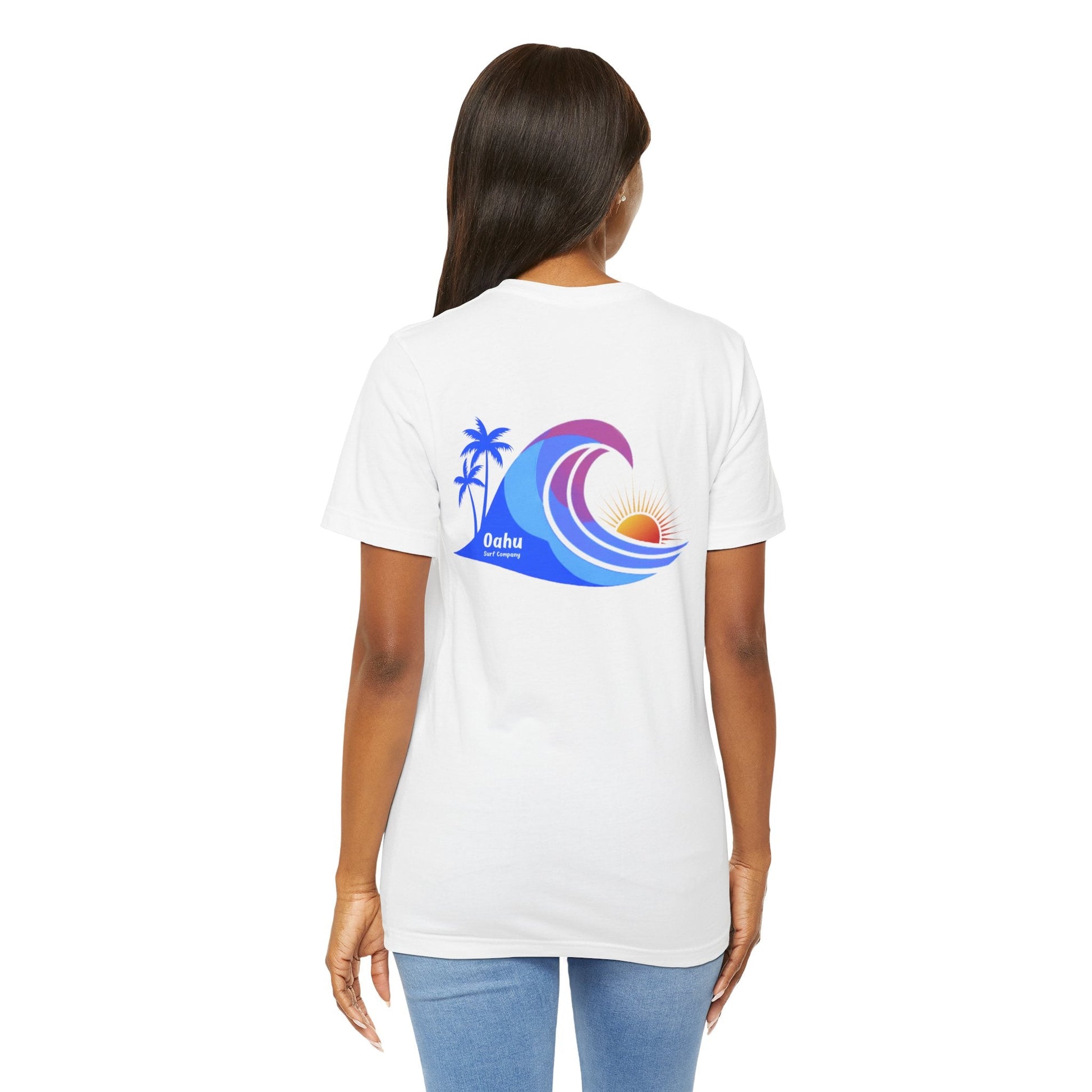Island Wave Women’s Tee – O’ahu Surf Company Hawaii Surf Shirt - O'ahu Surf Company