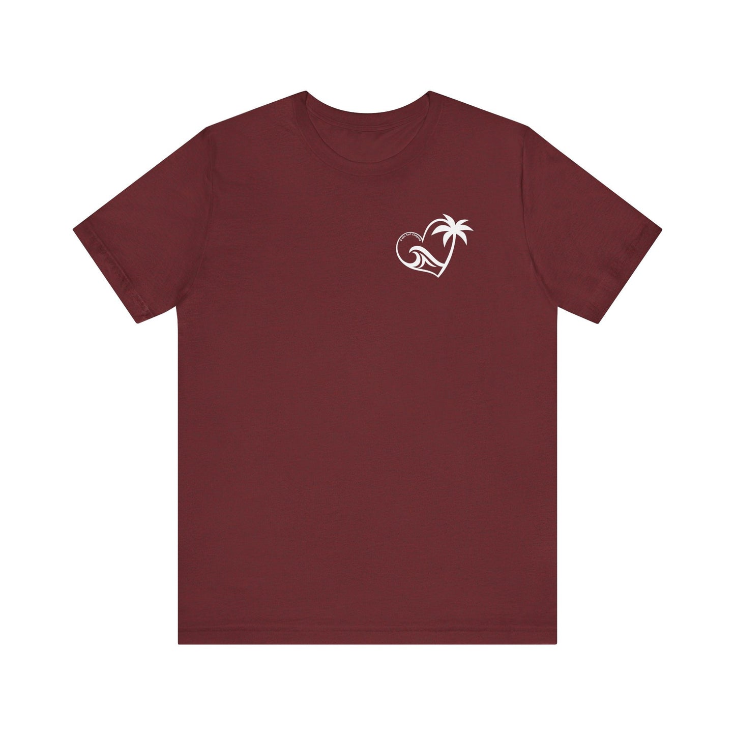Island Wave Women’s Tee White Logo – O’ahu Surf Company Hawaii Surf Shirt - O'ahu Surf Company