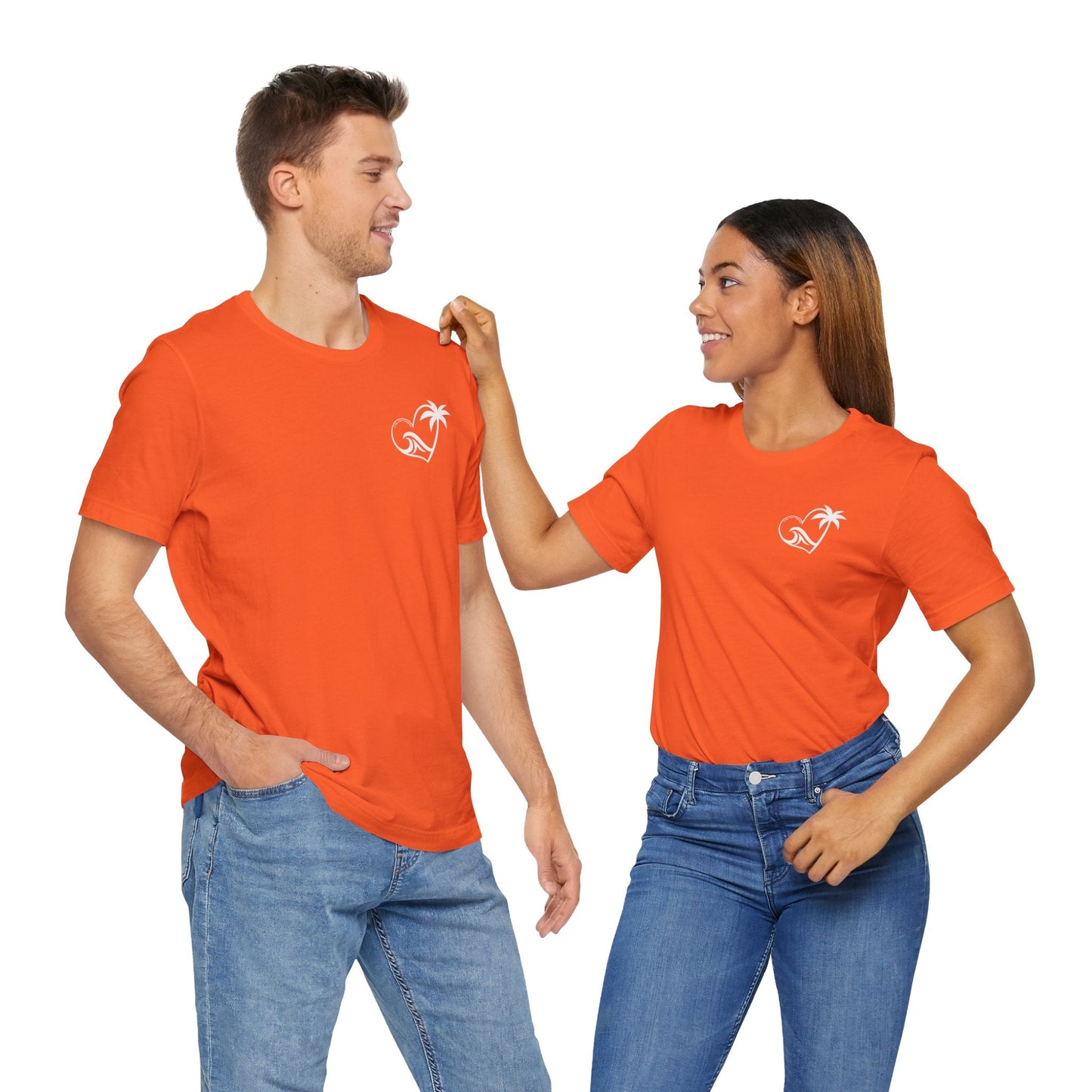 Island Wave Women’s Tee White Logo – O’ahu Surf Company Hawaii Surf Shirt - O'ahu Surf Company