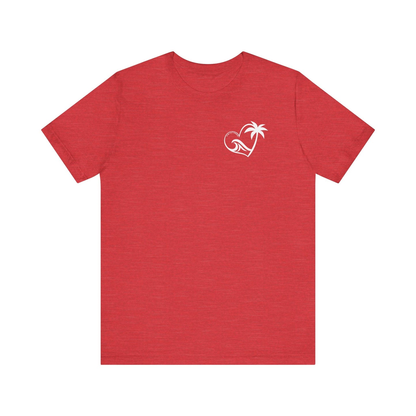 Island Wave Women’s Tee White Logo – O’ahu Surf Company Hawaii Surf Shirt - O'ahu Surf Company