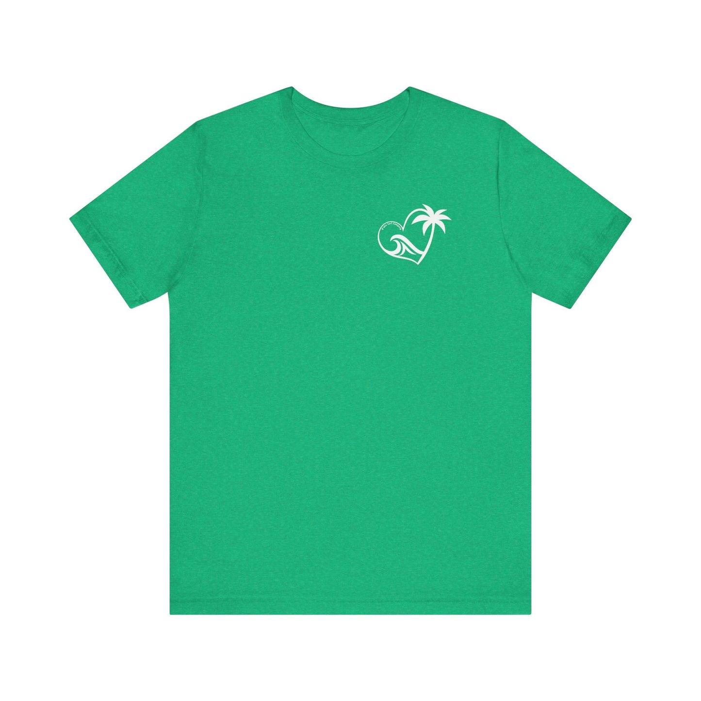 Island Wave Women’s Tee White Logo – O’ahu Surf Company Hawaii Surf Shirt - O'ahu Surf Company