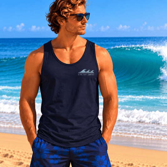 Men's Hawaii Tank Top – Ocean Cliff Diver - O'ahu Surf Company