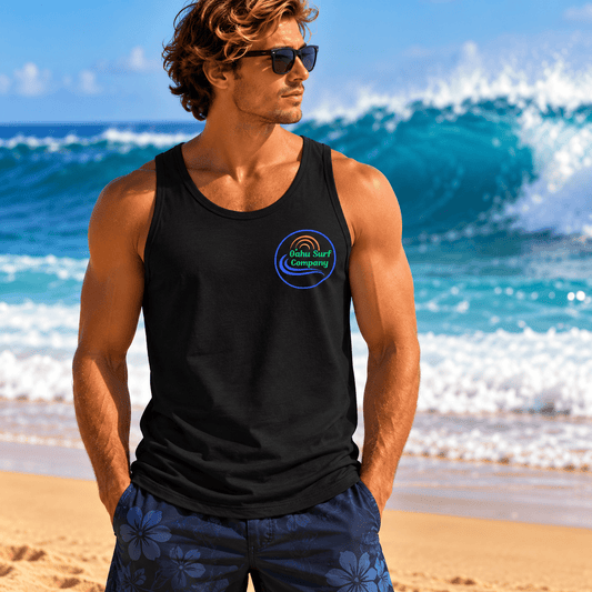 Men's O'ahu Surf Company Hawaii Logo Tank Top - O'ahu Surf Company