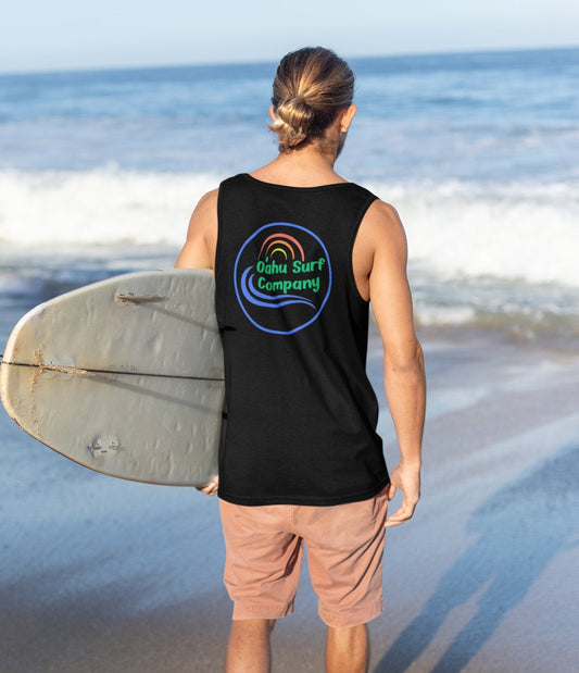 Men's O'ahu Surf Company Logo Tank Top - O'ahu Surf Company