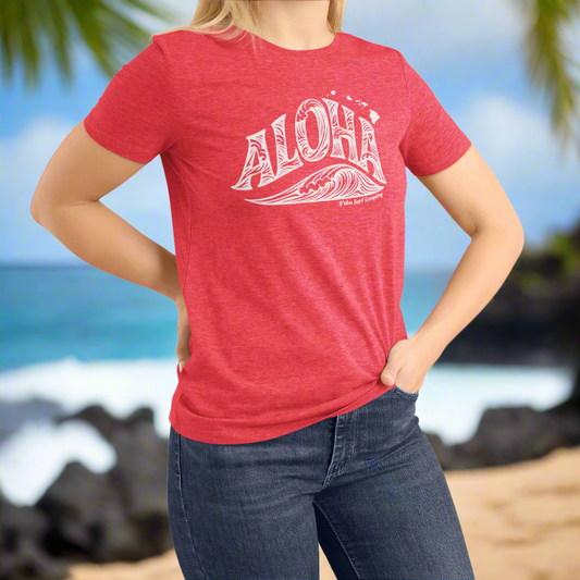 Aloha Hawaii Wave T-shirt