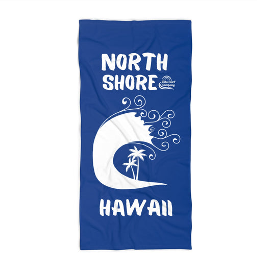 North Shore Hawaii Beach Towel – Blue - O'ahu Surf Company