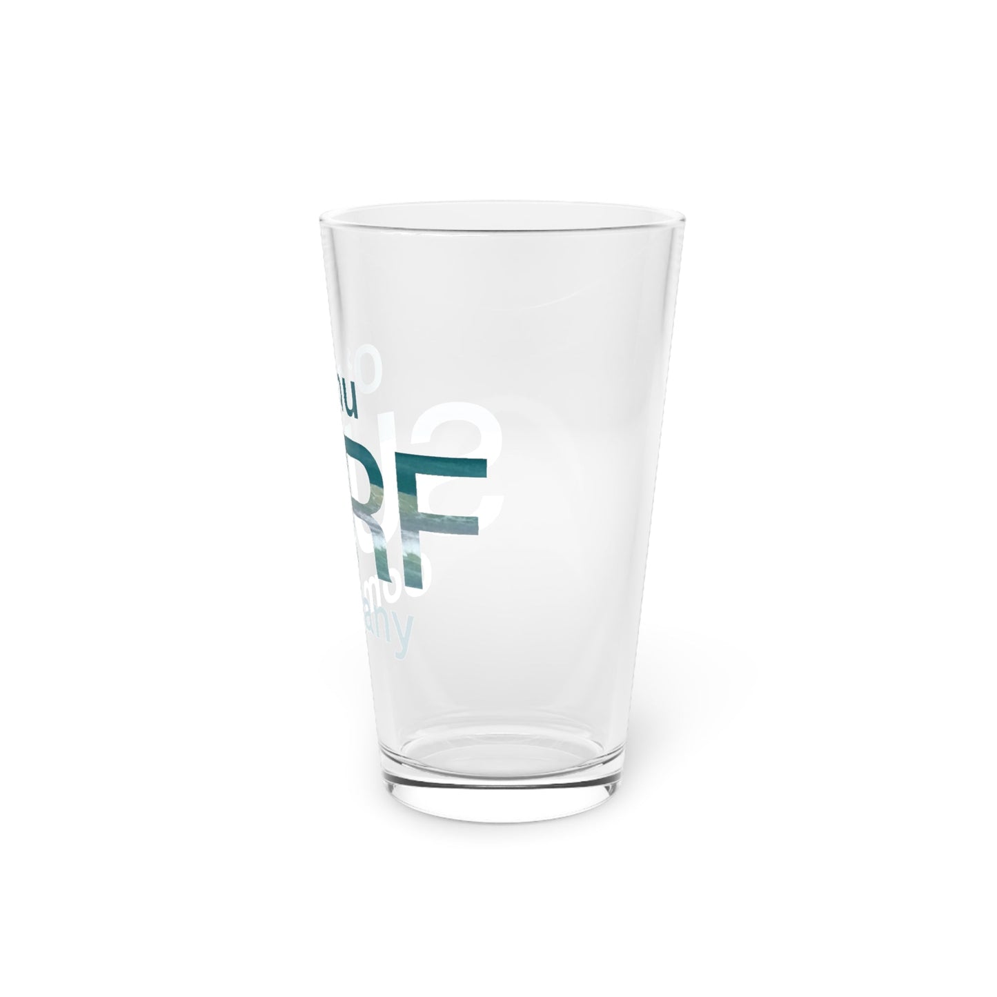 O'ahu Surf Company Ocean Wave Pint Glass - O'ahu Surf Company