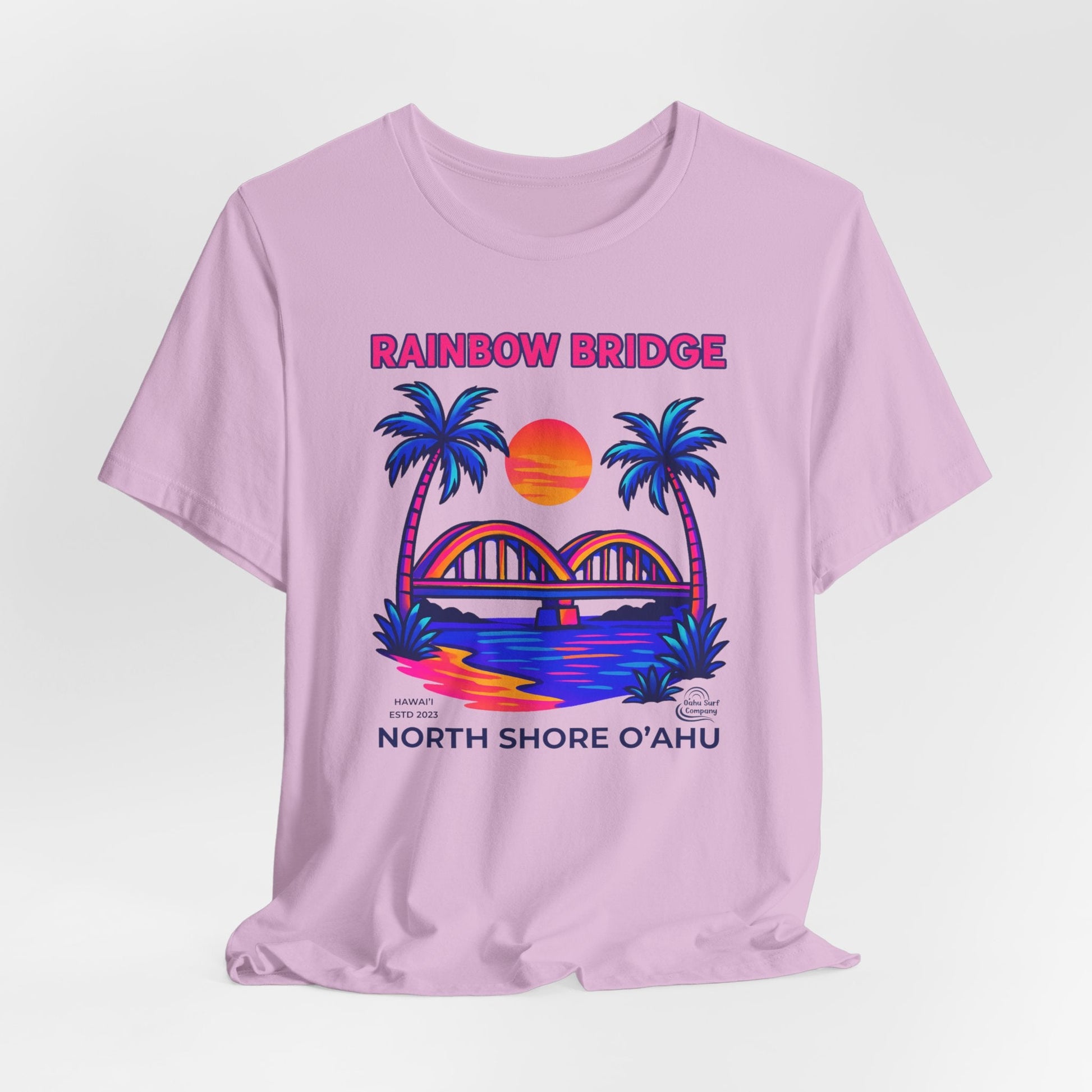 Rainbow Bridge Haleiwa North Shore Oahu Hawaii T-Shirt - O'ahu Surf Company