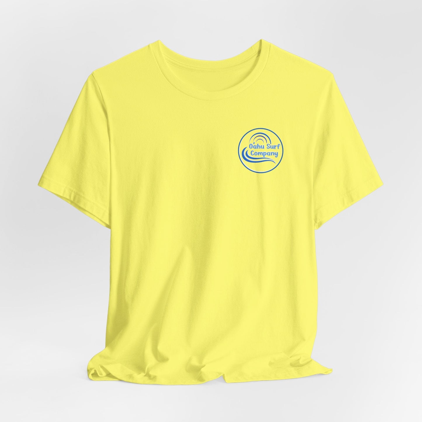 Rainbow Wave Palm T-Shirt – Island Vibes Classic Vintage Surf Style - O'ahu Surf Company