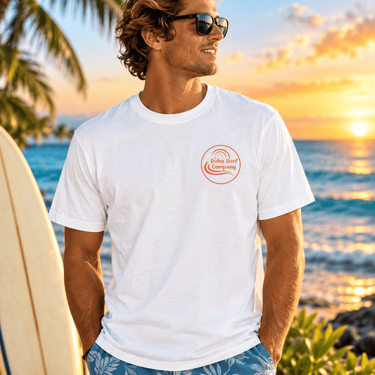 Retro Aloha Sunset T-Shirt - O'ahu Surf Company