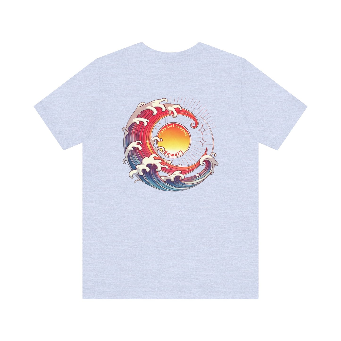 Sun Wave Hawaii Women's Unisex Surf Shirt Beach Tee - O'ahu Surf Company