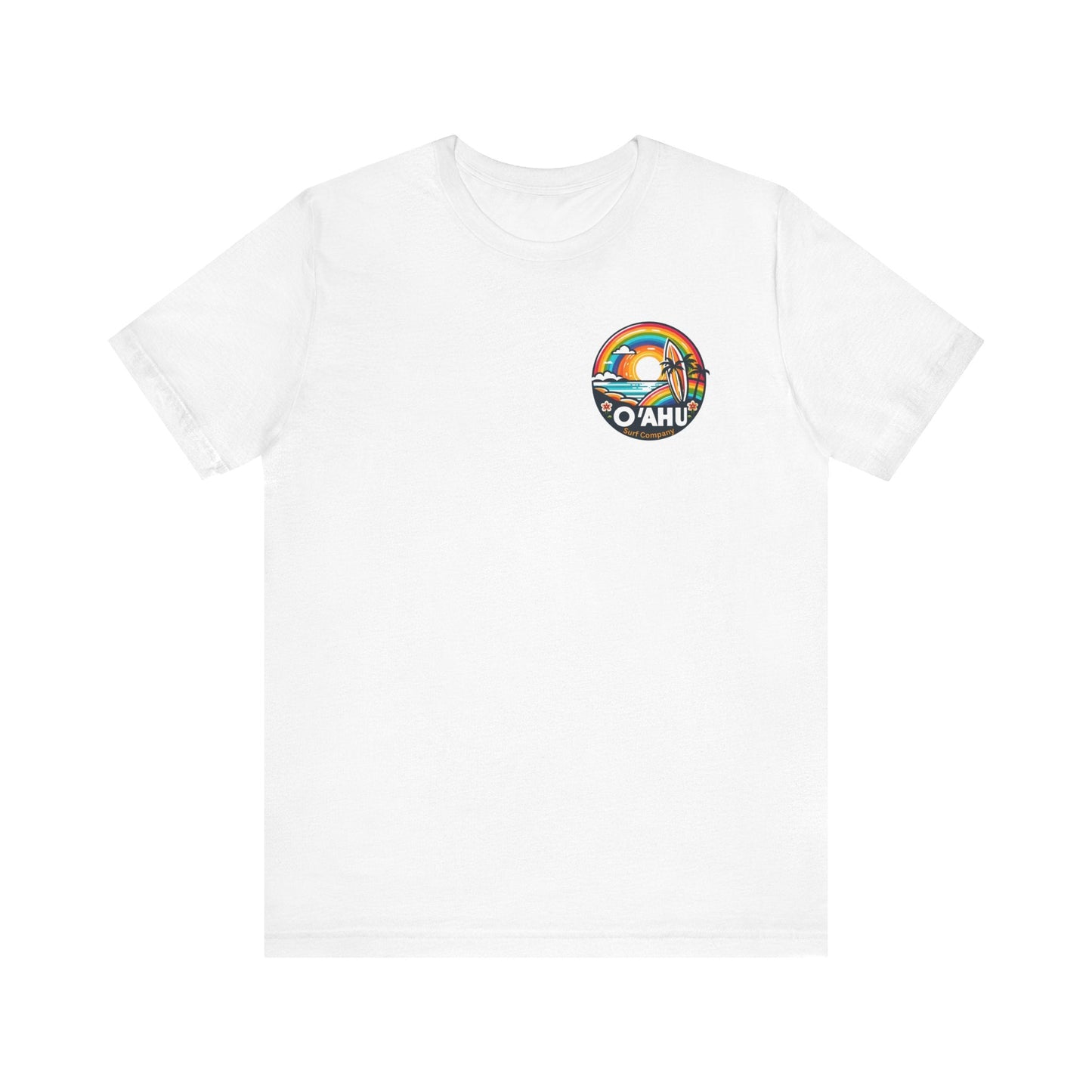 Tropical Rainbow Hawaiian Island T - Shirt - O'ahu Surf Company