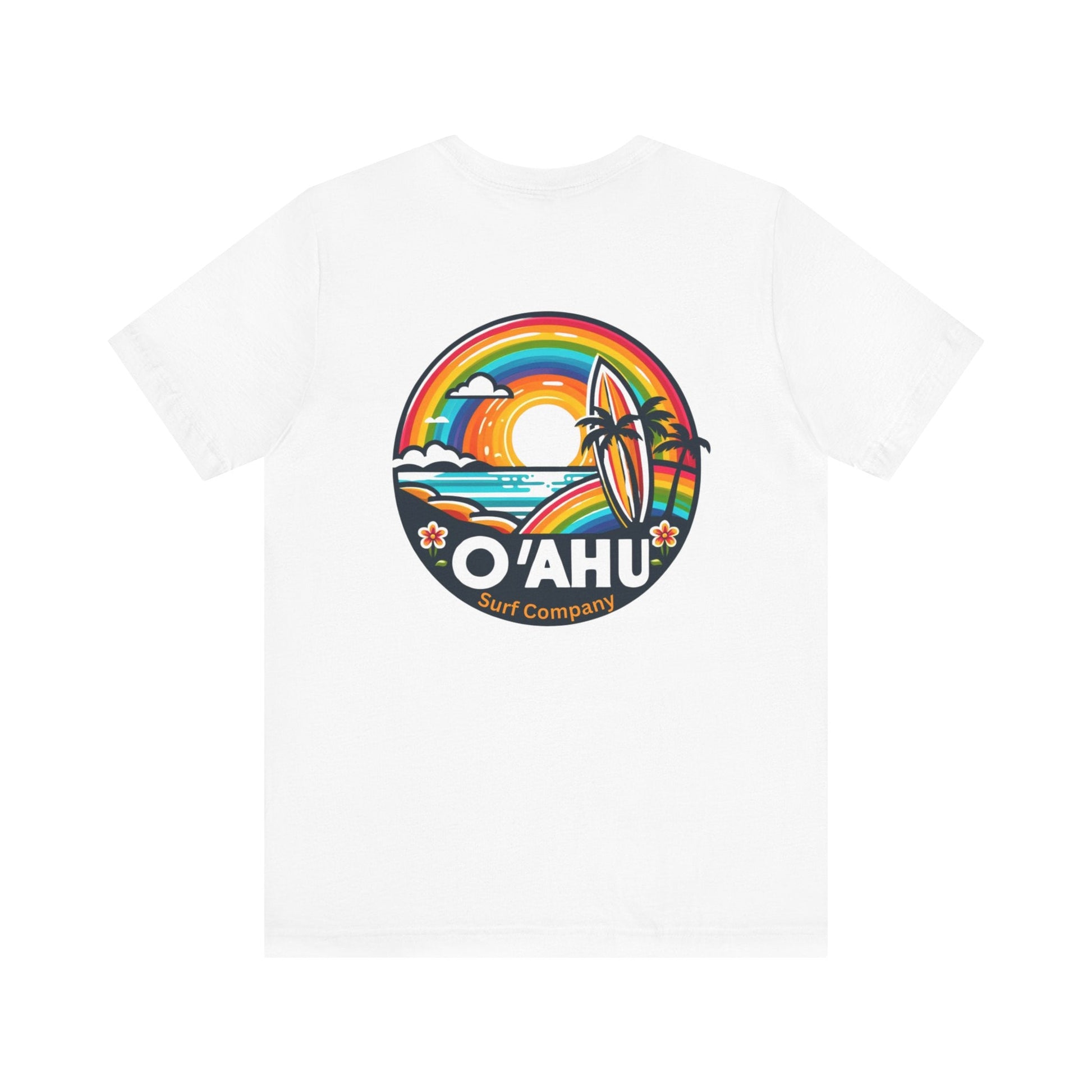 Tropical Rainbow Hawaiian Island T - Shirt - O'ahu Surf Company