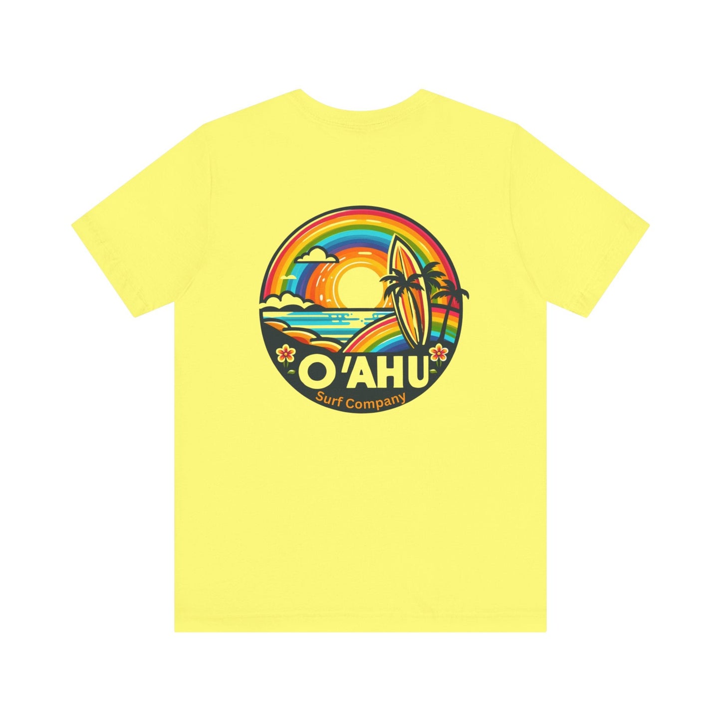Tropical Rainbow Hawaiian Island T - Shirt - O'ahu Surf Company